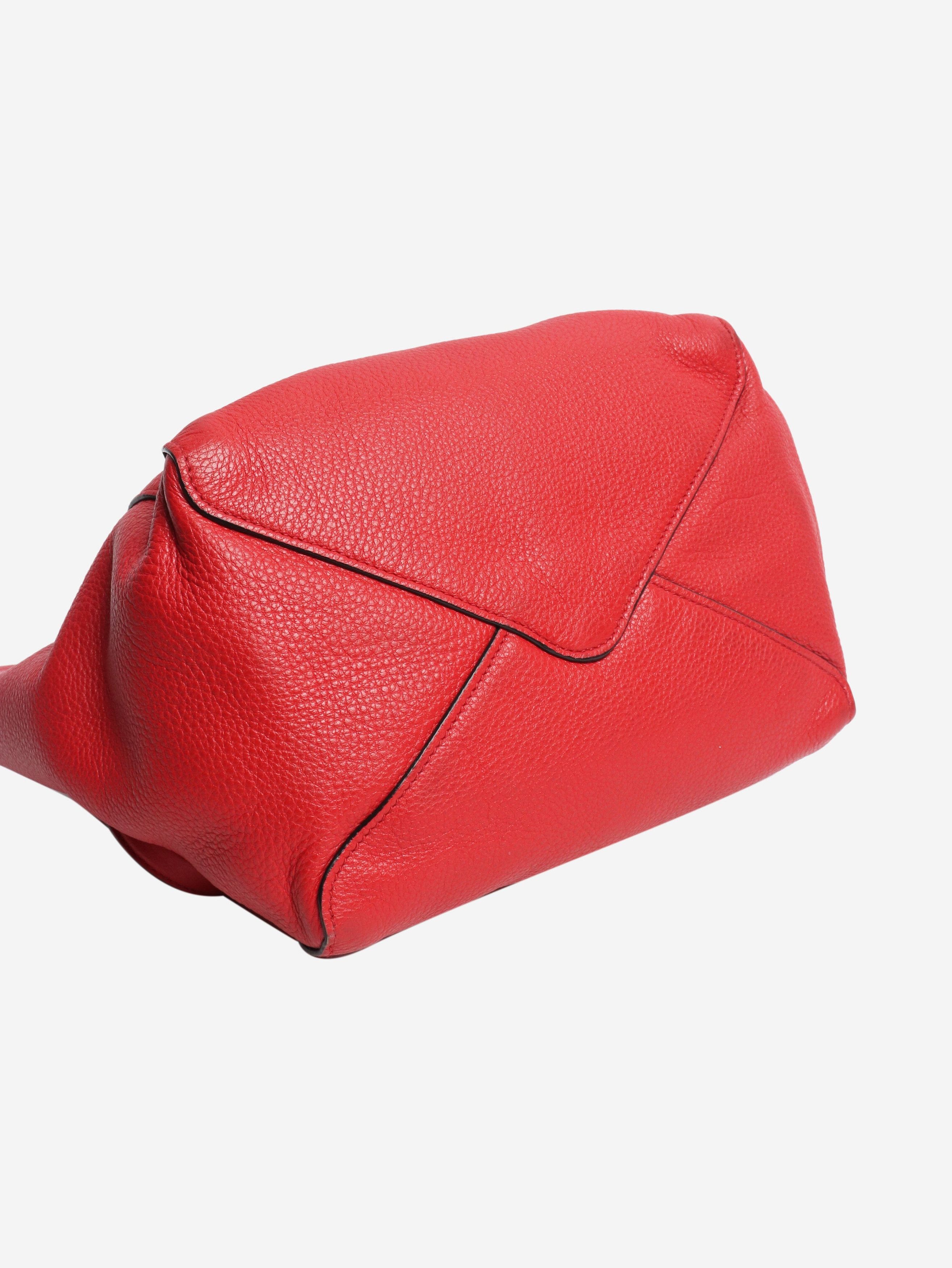 Prada Red leather top handle bag Size ONE SIZE - 4 Thumbnail