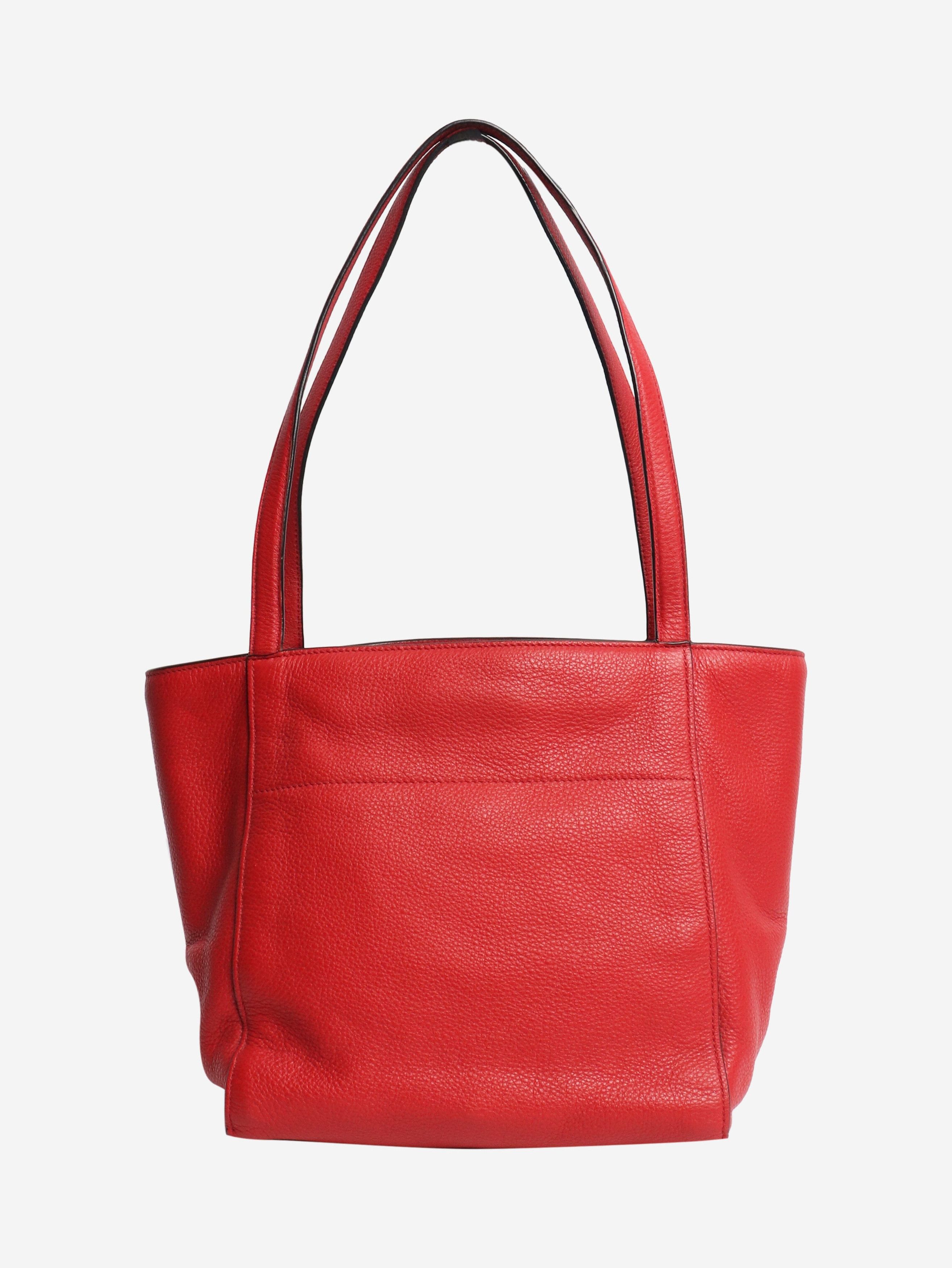 Prada Red leather top handle bag Size ONE SIZE - 3 Thumbnail