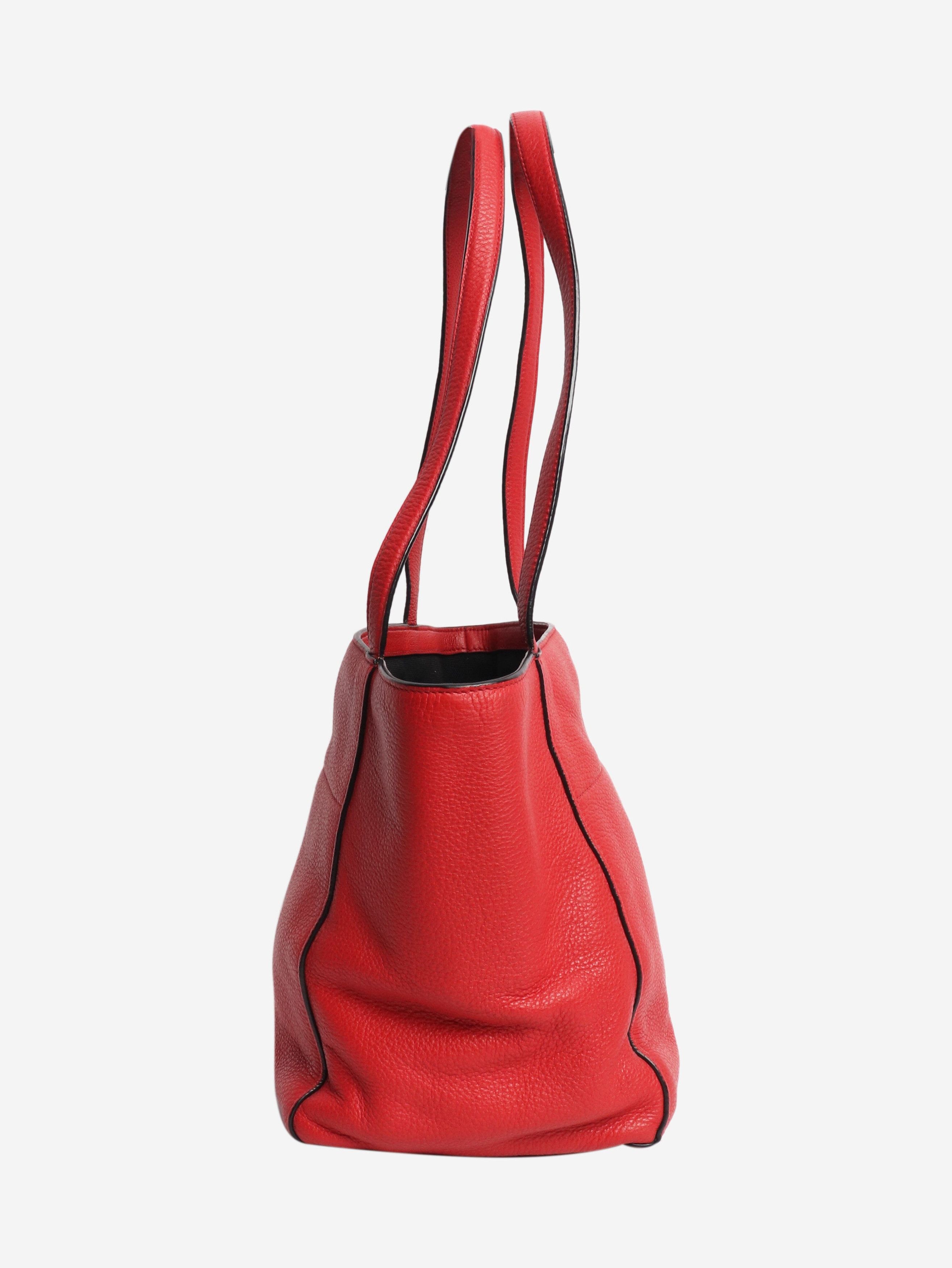 Prada Red leather top handle bag Size ONE SIZE - 2 Thumbnail
