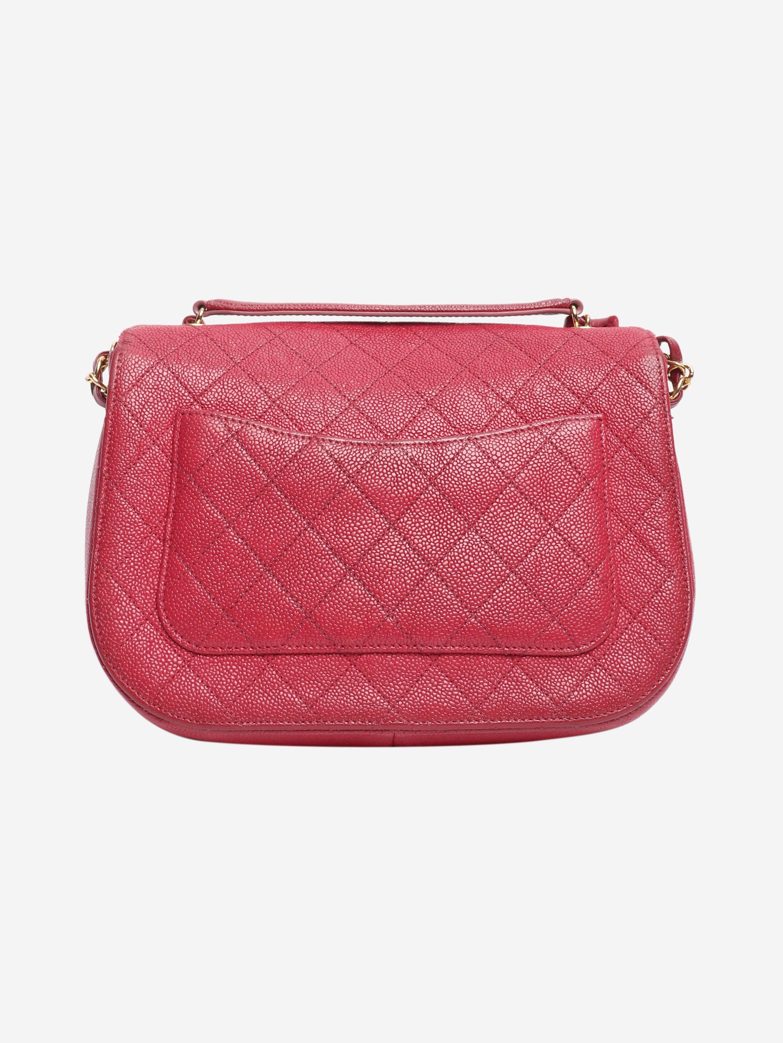Chanel Pink 2018 CC caviar leather shoulder bag Size ONE SIZE - 4 Thumbnail