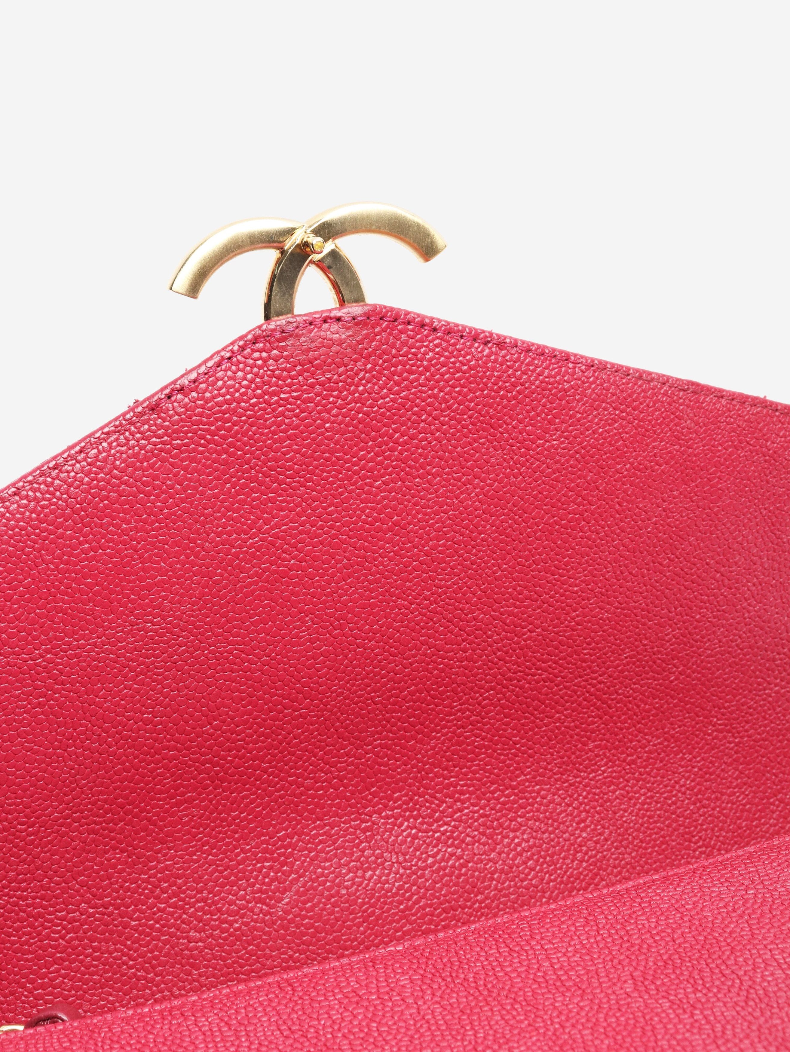 Chanel Pink 2018 CC caviar leather shoulder bag Size ONE SIZE - 7 Thumbnail