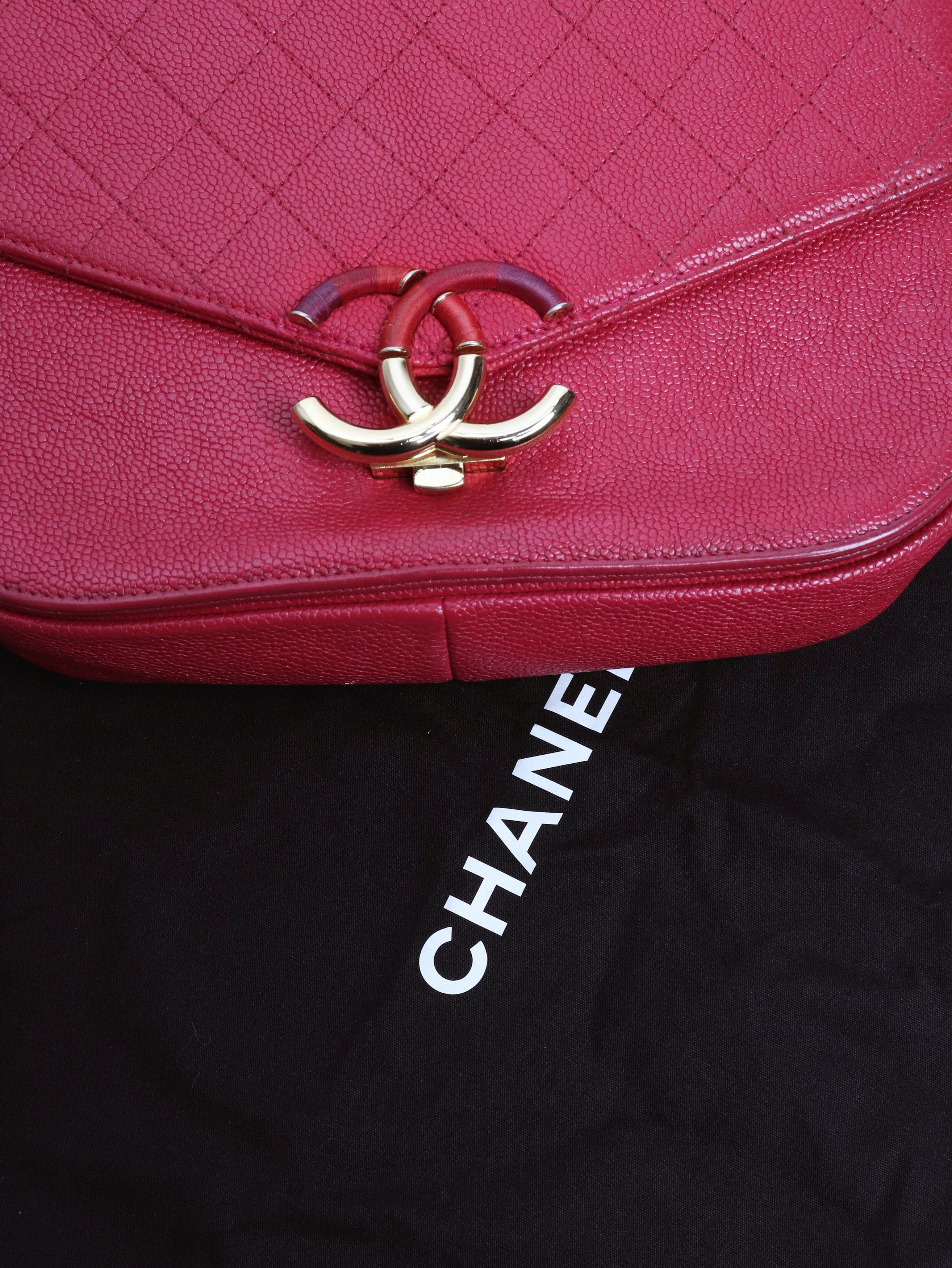Chanel Pink 2018 CC caviar leather shoulder bag Size ONE SIZE - 9 Thumbnail