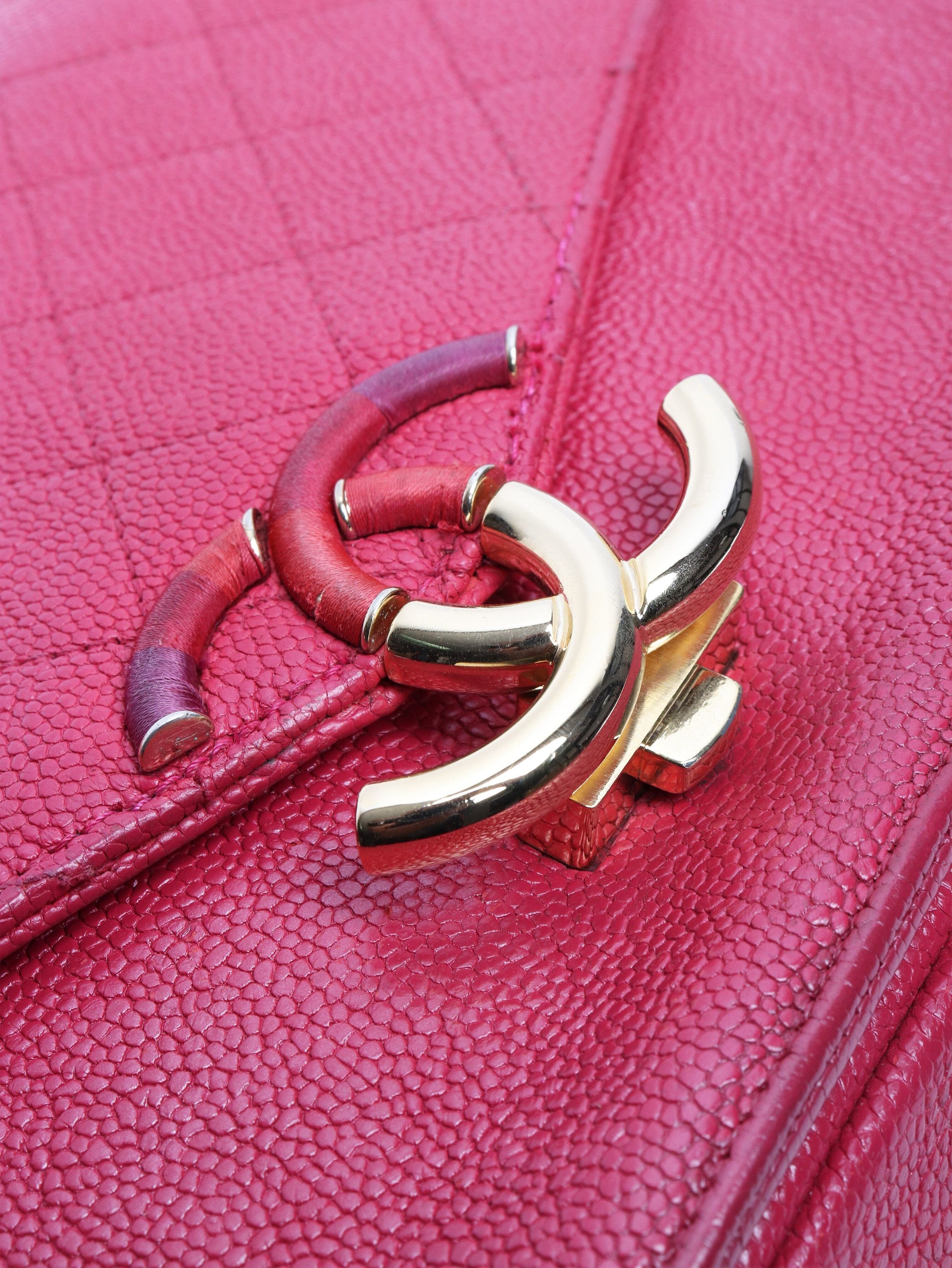 Chanel Pink 2018 CC caviar leather shoulder bag Size ONE SIZE - 6 Thumbnail