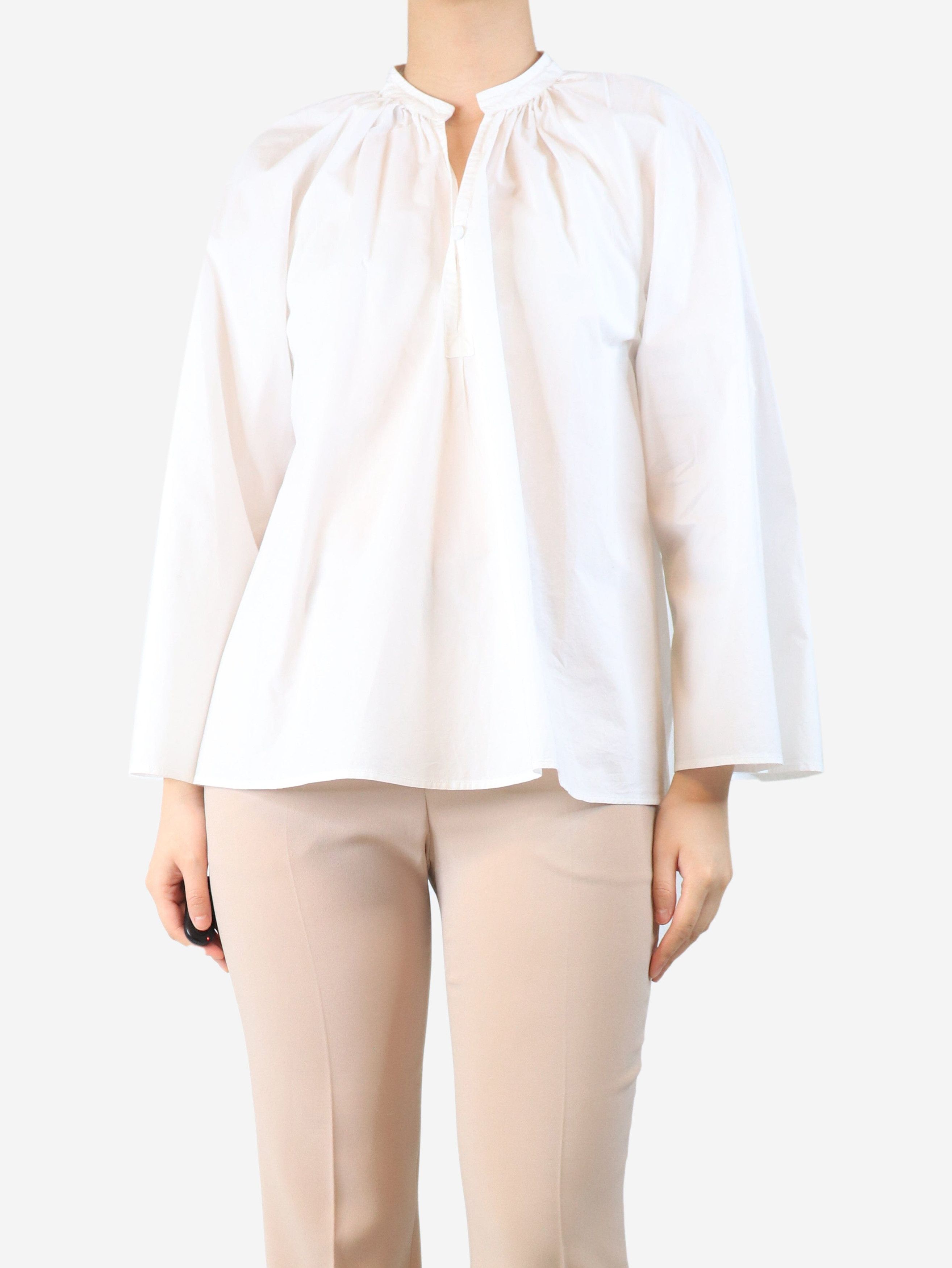 Other White mandarin blouse - UK 10 Size M / US 6-8 / IT 42-44 - 2 Thumbnail
