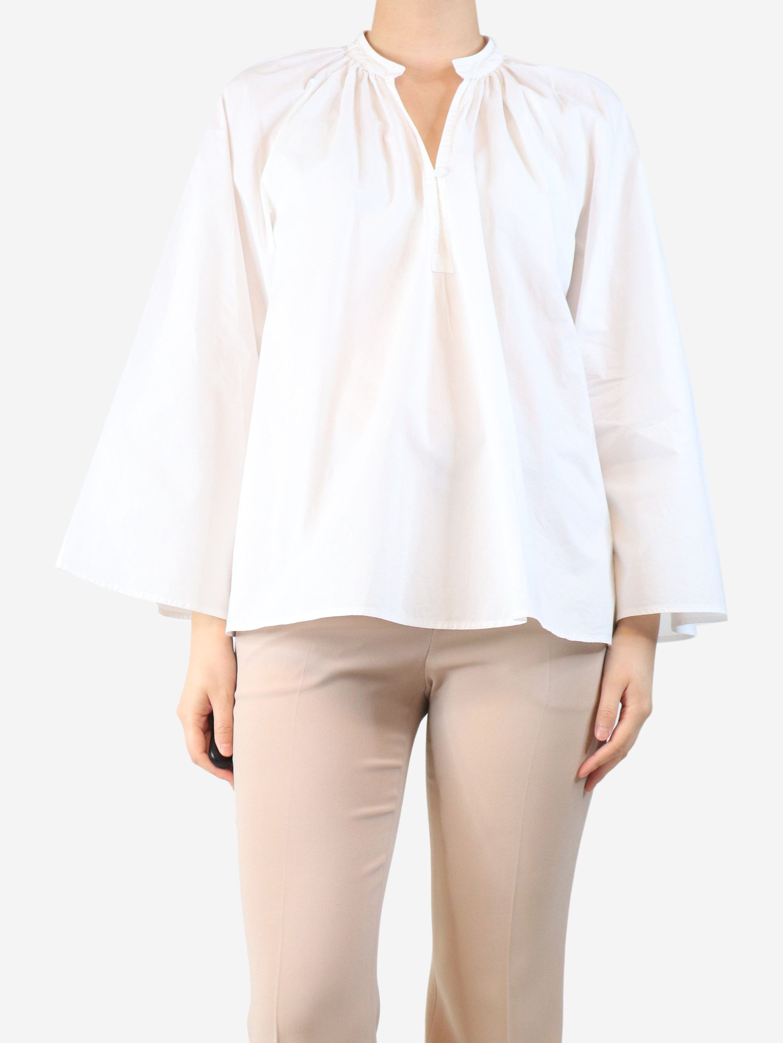 Other White mandarin blouse - UK 10 Size M / US 6-8 / IT 42-44 - 4 Thumbnail