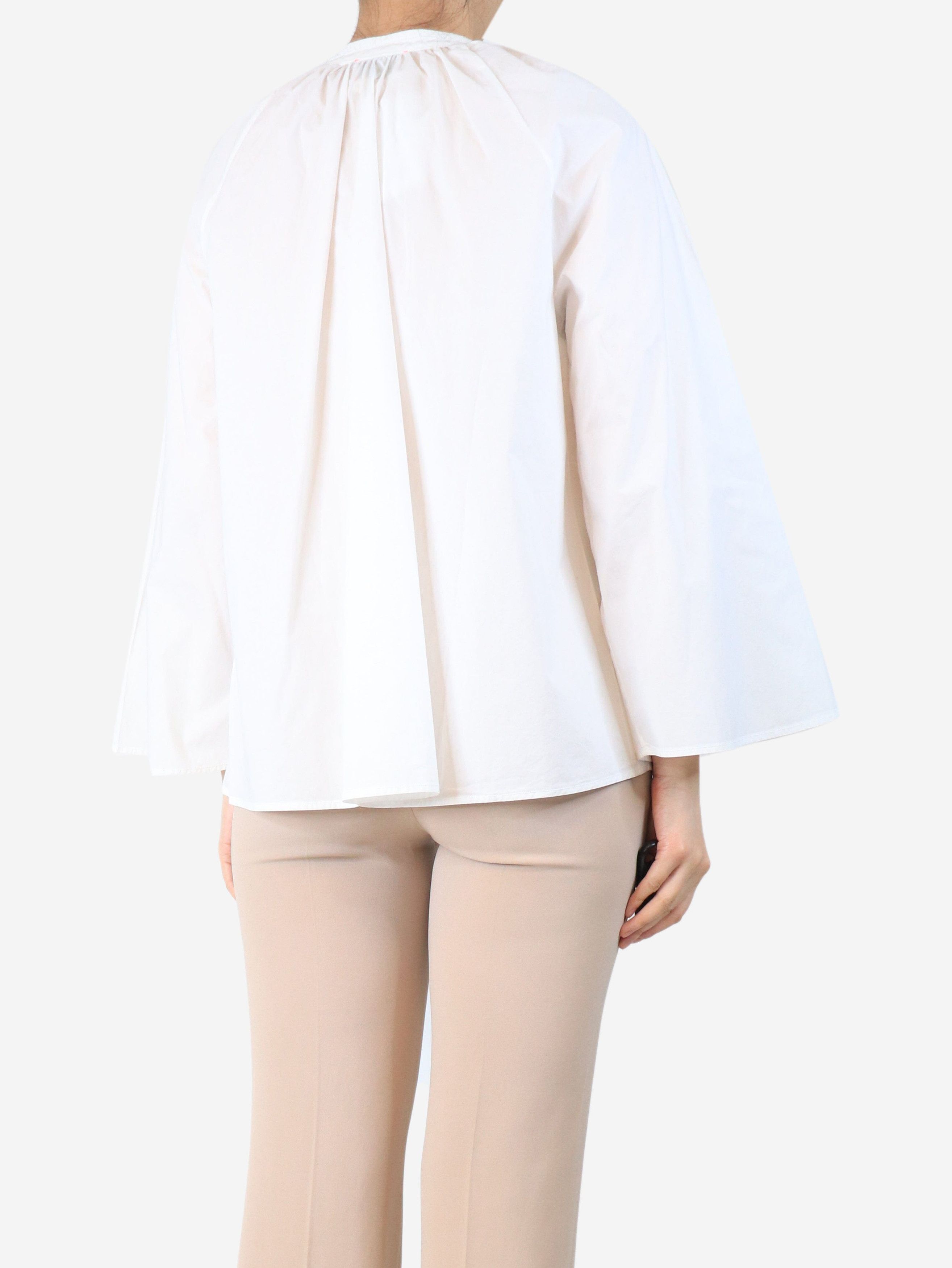 Other White mandarin blouse - UK 10 Size M / US 6-8 / IT 42-44 - 3 Thumbnail