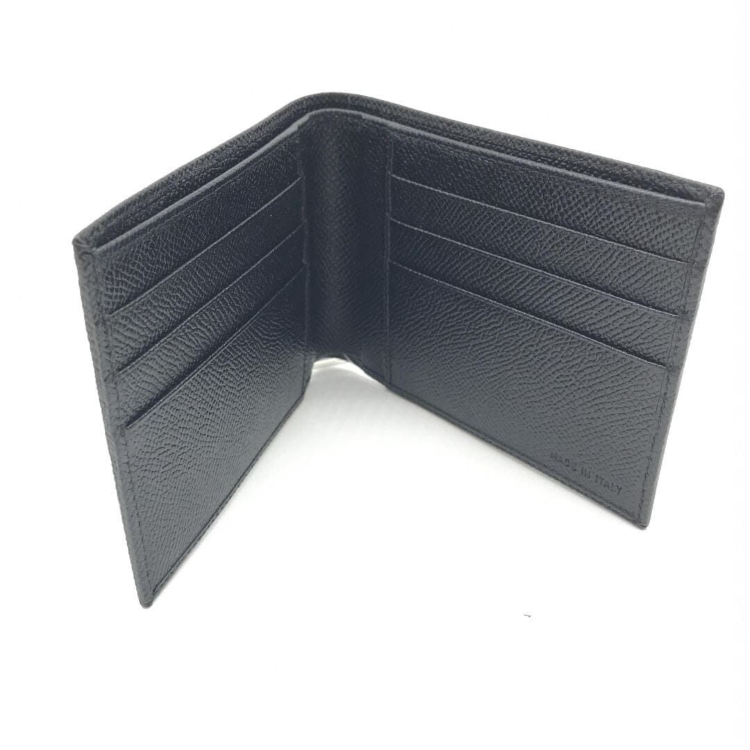 Bvlgari Black grained leather 2 folds wallet Size ONE SIZE - 4 Thumbnail