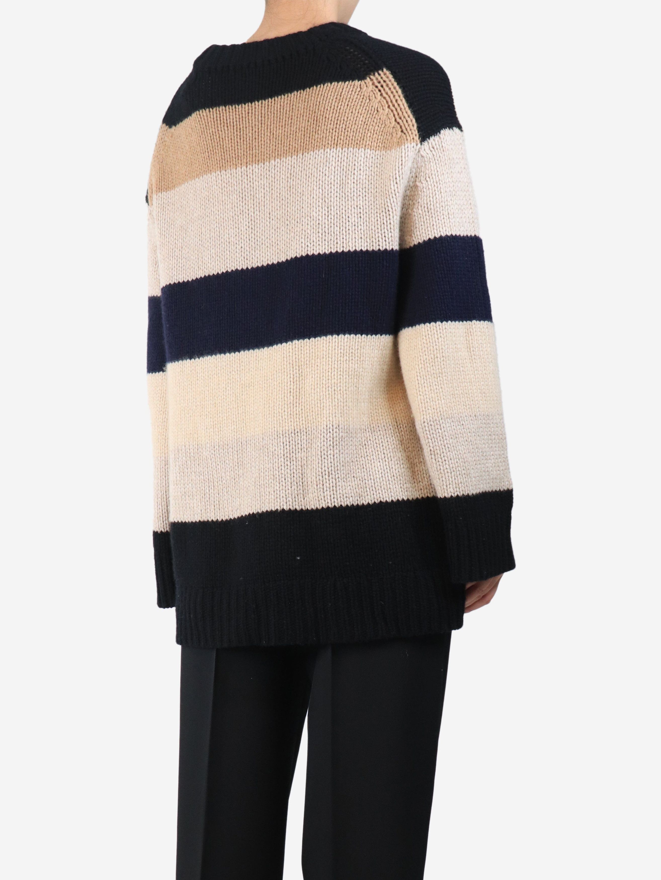 Other Neutral and black cashmere overd jumper - XS Size XS / US 0-2 / IT 36-38 - 3 Thumbnail