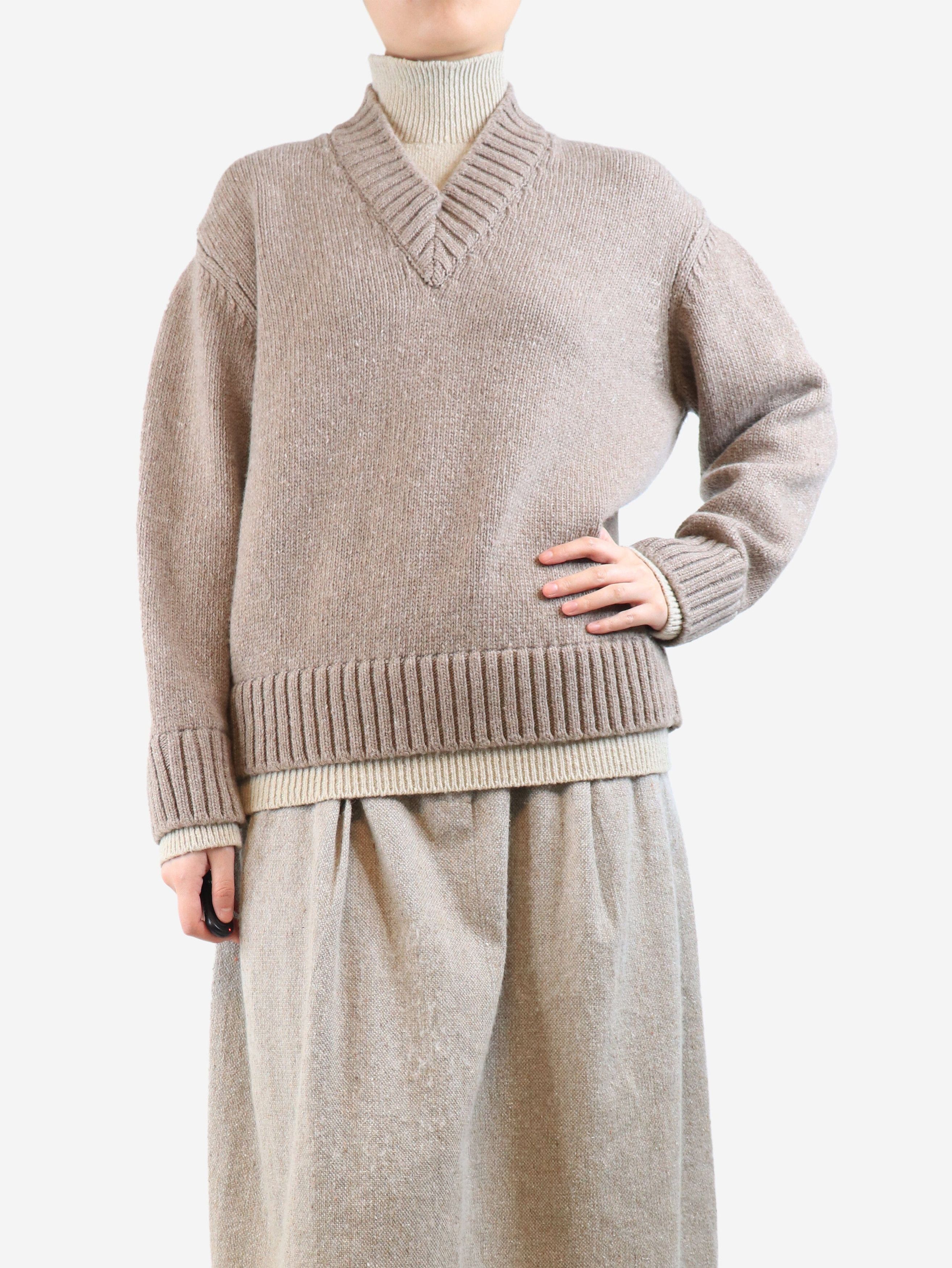 Other Brown chunky wool jumper - S Size S / US 4 / IT 40 - 4 Thumbnail