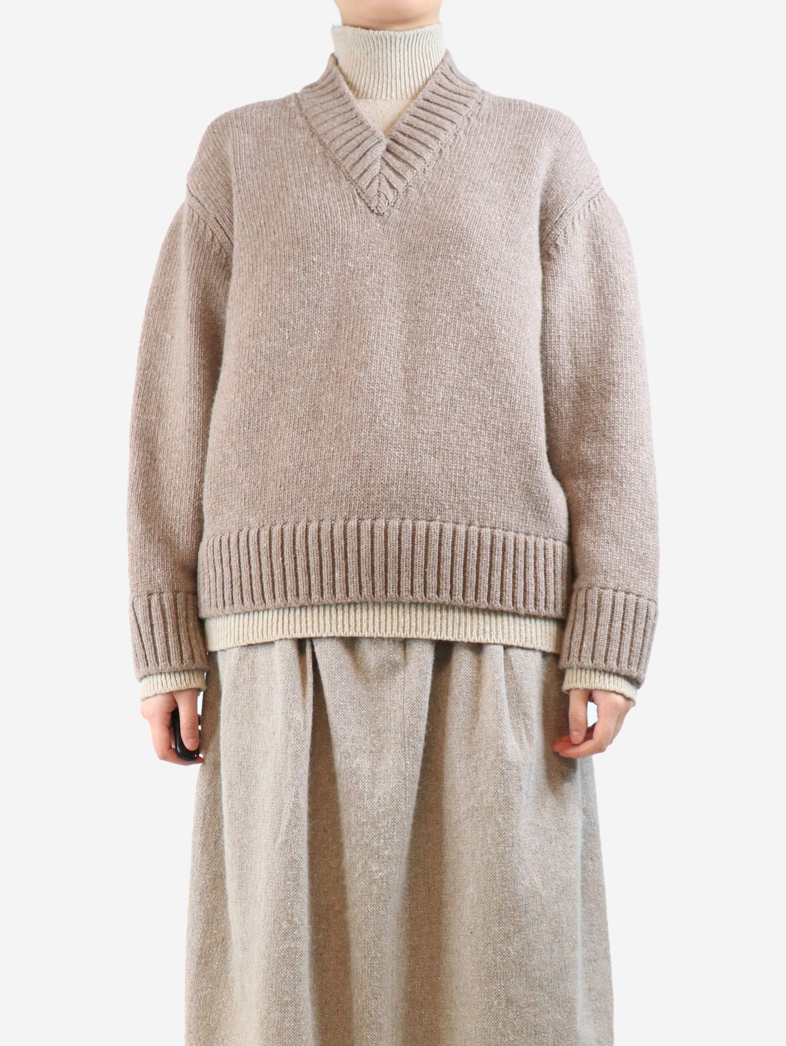 Other Brown chunky wool jumper - S Size S / US 4 / IT 40 - 2 Thumbnail