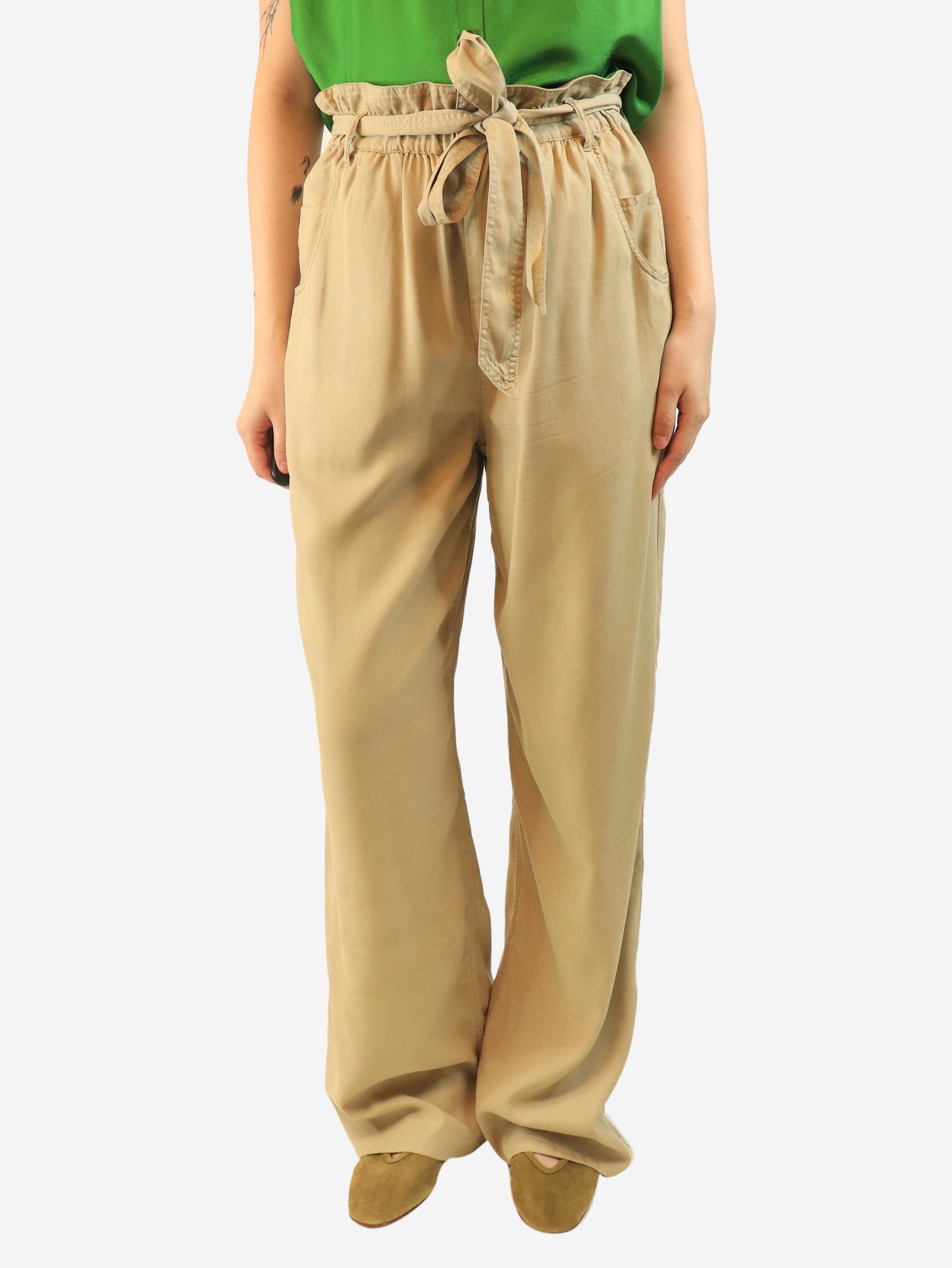 Other Light khaki Priana belted trousers - UK 10 Size 28" / US 6 / IT 42 - 2 Thumbnail