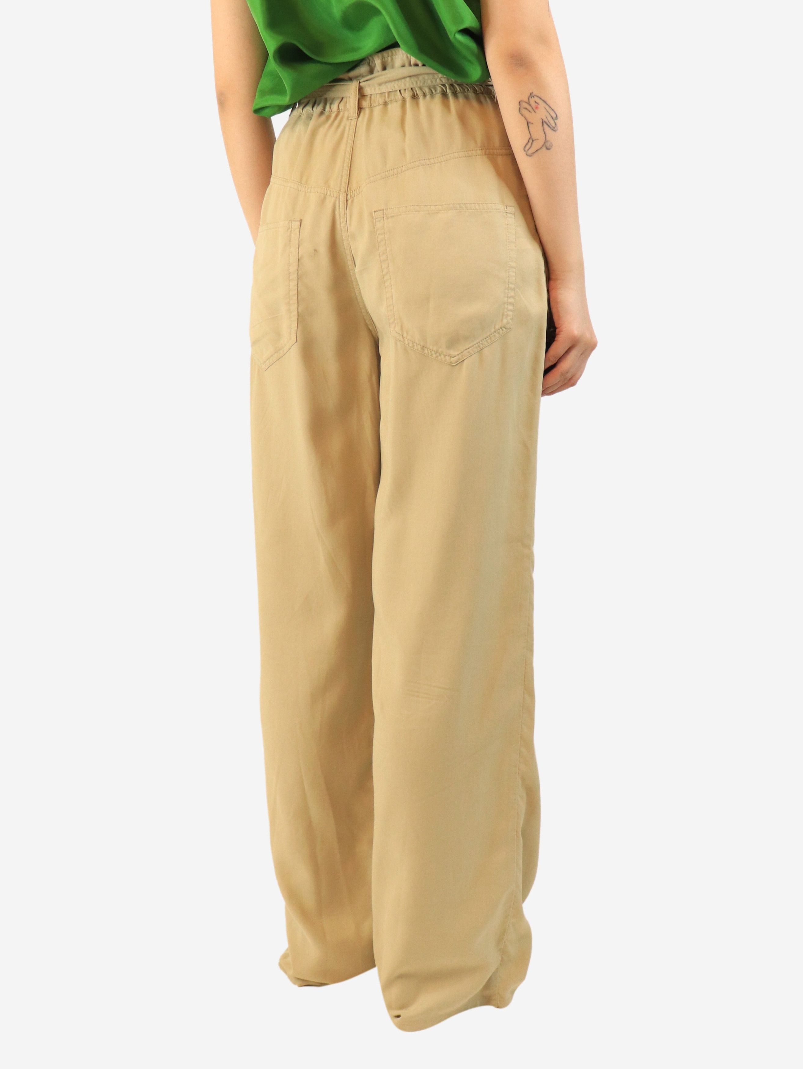 Other Light khaki Priana belted trousers - UK 10 Size 28" / US 6 / IT 42 - 4 Thumbnail