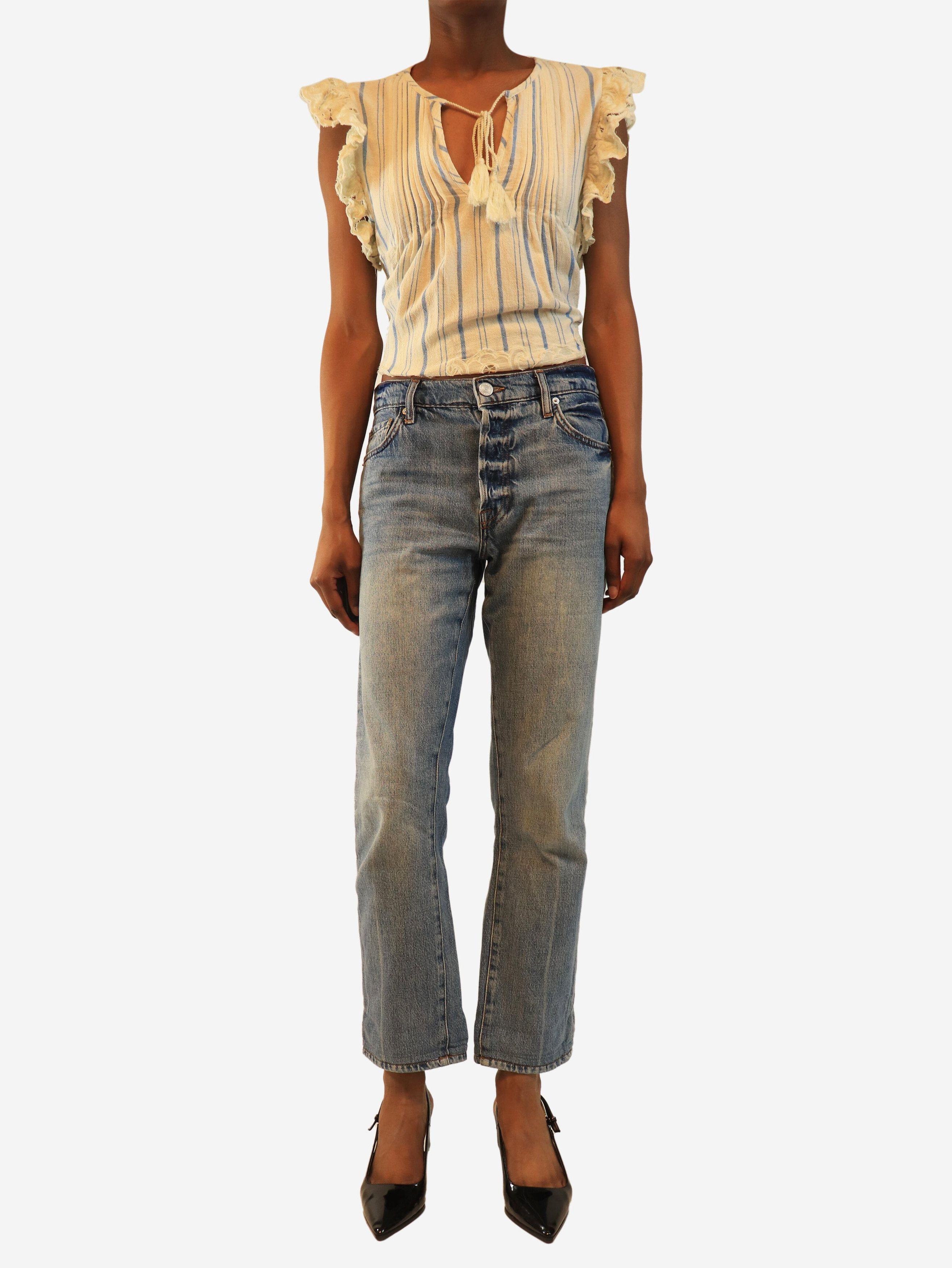 Frame Blue Le Slouch jeans - UK 6 Size 42" / US 20 - 3 Thumbnail