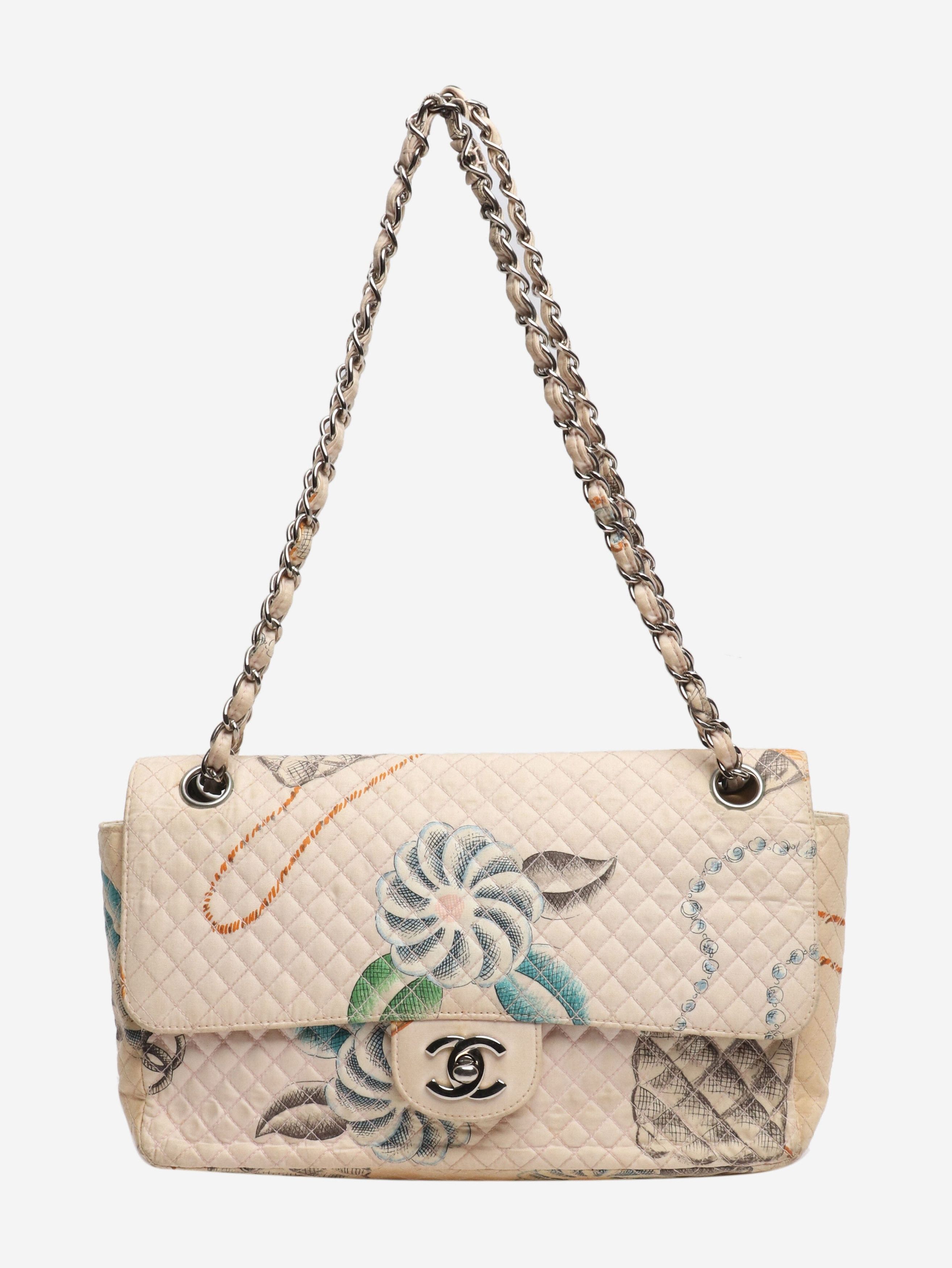 Chanel Neutral vintage 1996 canvas Classic Single Flap bag Size ONE SIZE - 2 Thumbnail