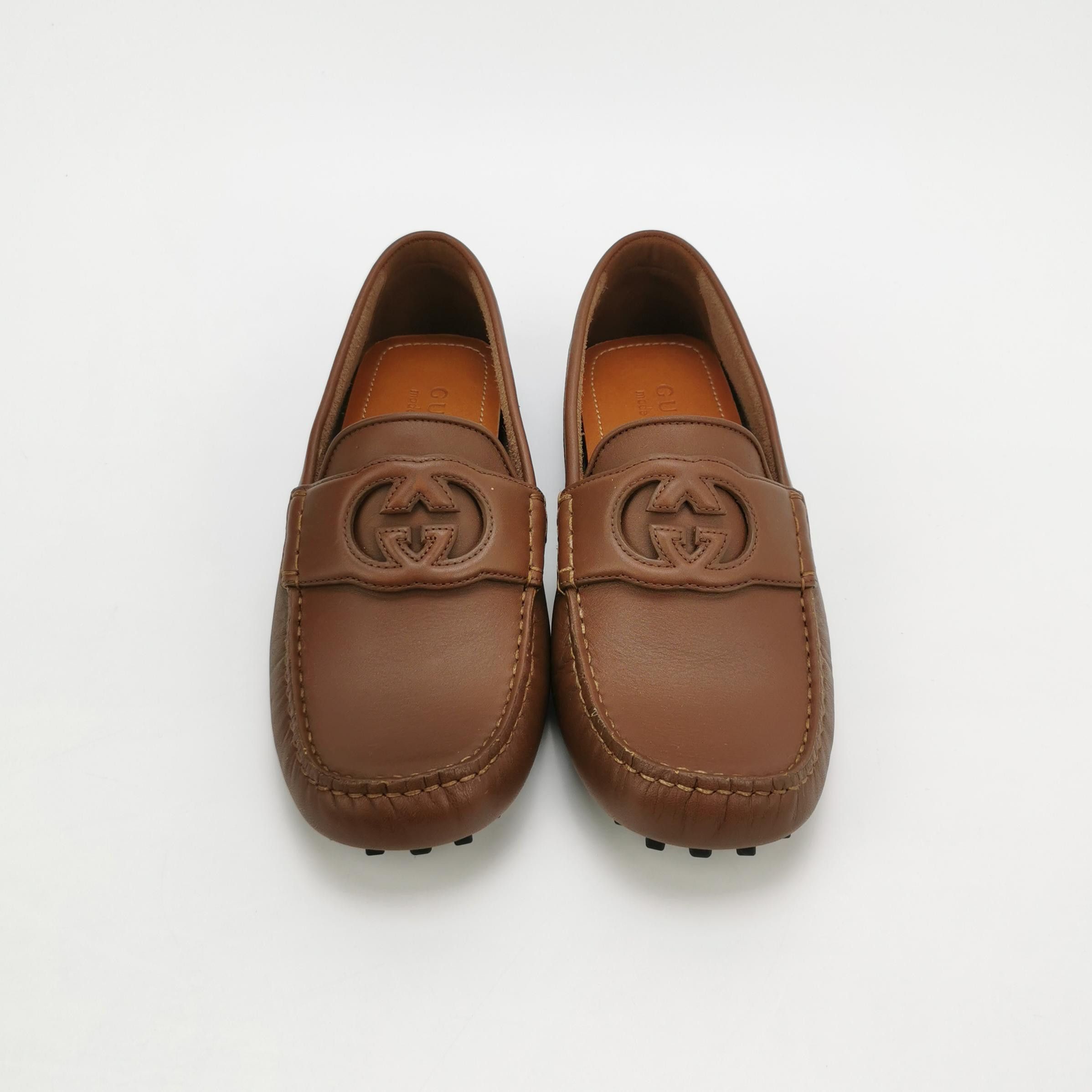 Gucci Gucci Men 5.5 Leather Size US 5.5 / EU 38 - 3 Thumbnail