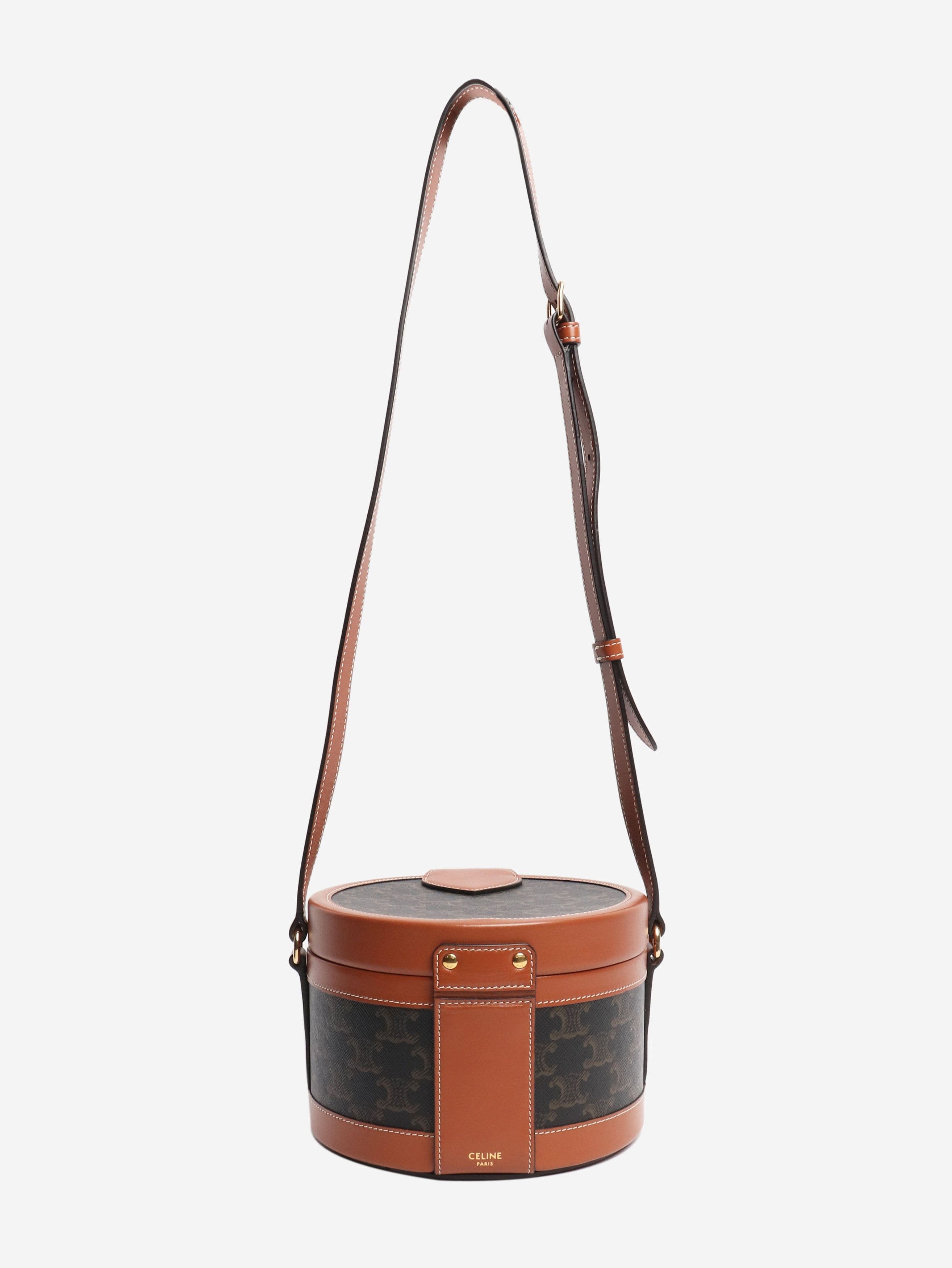 Celine Brown Tambour shoulder bag Size ONE SIZE - 2 Thumbnail