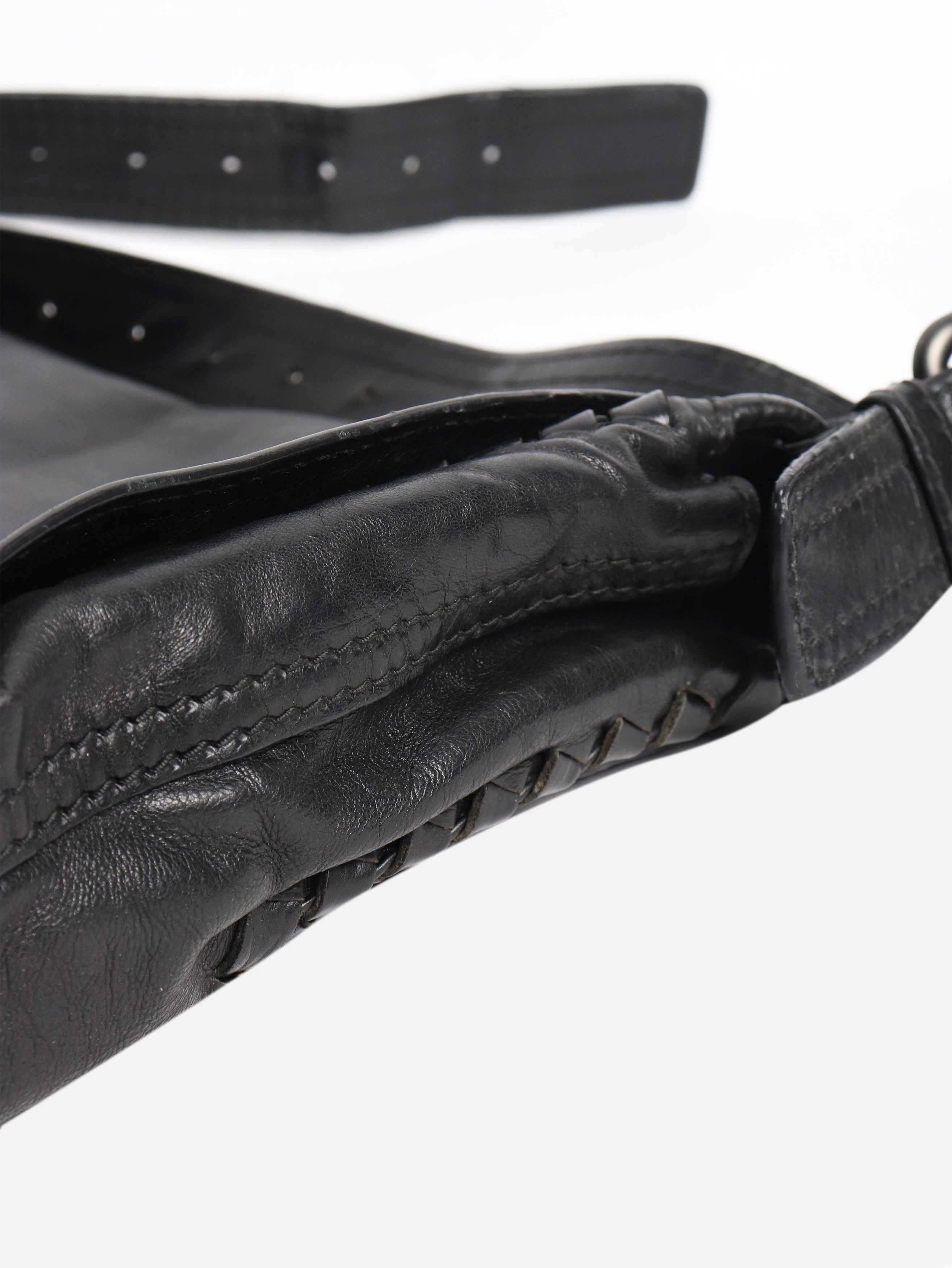 Bottega Veneta Black leather Messenger bag Size ONE SIZE - 10 Thumbnail