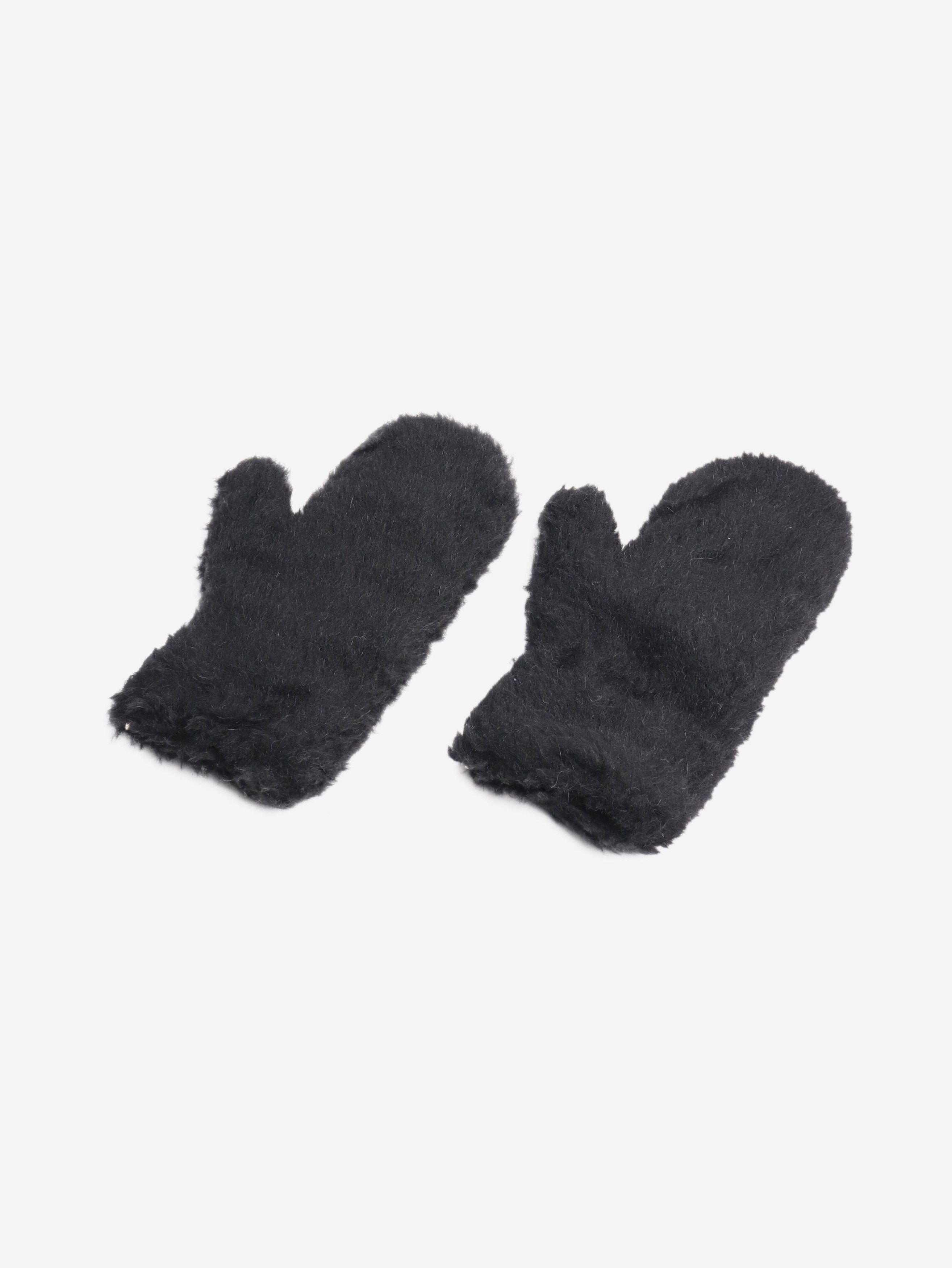 Other Black teddy mittens - M Size ONE SIZE - 2 Thumbnail