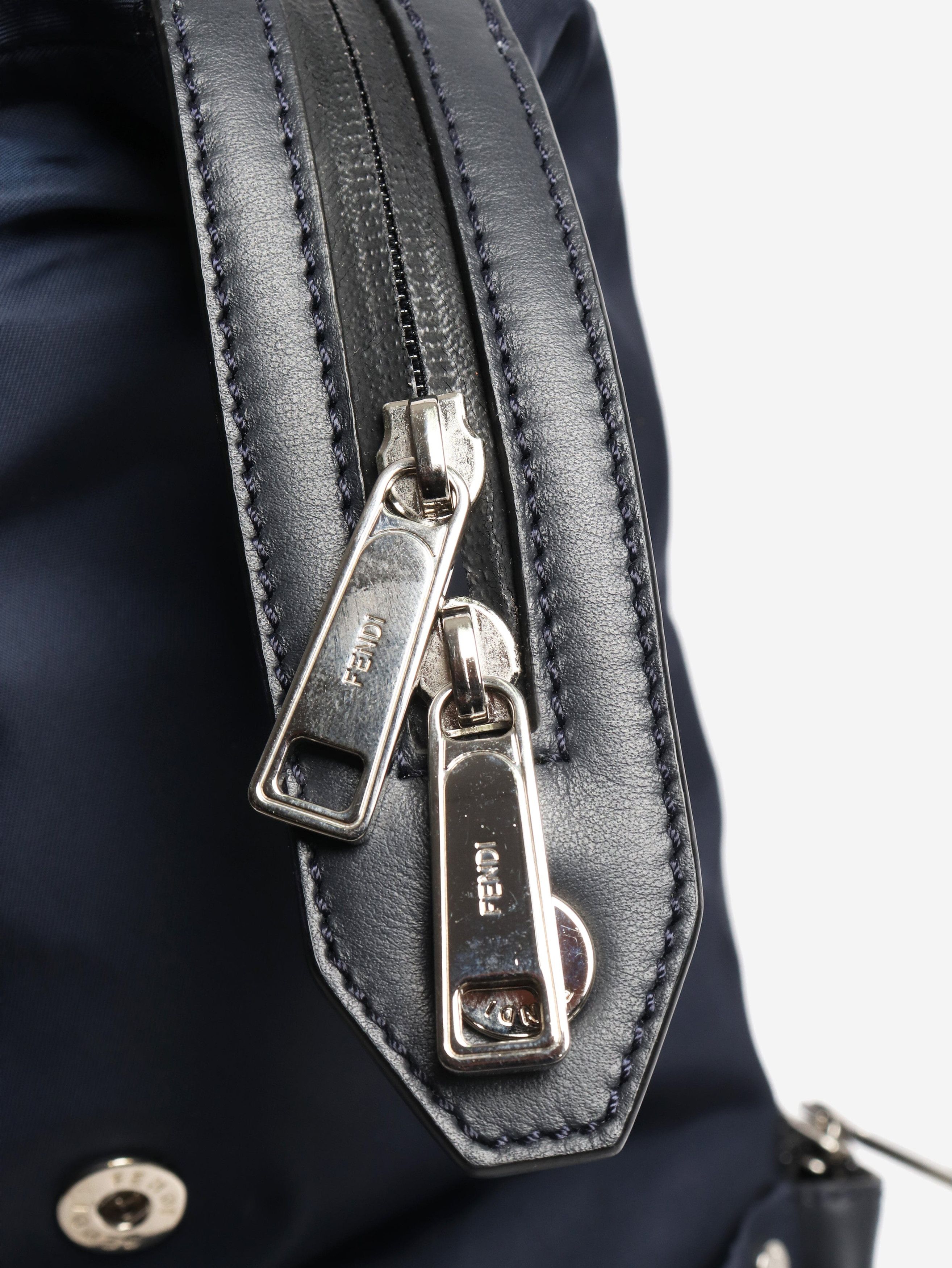 Fendi Navy nylon backpack Size ONE SIZE - 5 Thumbnail