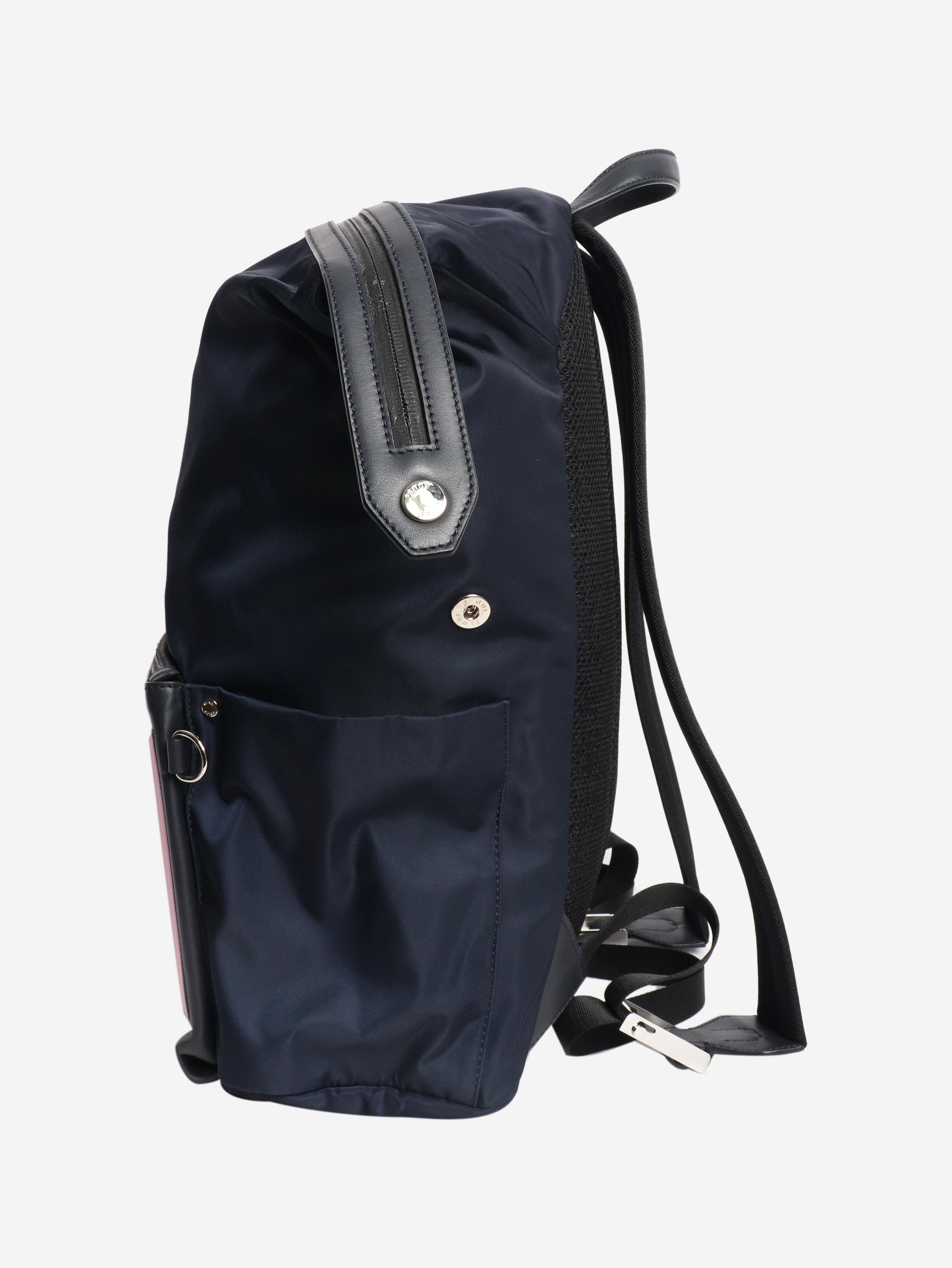 Fendi Navy nylon backpack Size ONE SIZE - 3 Thumbnail