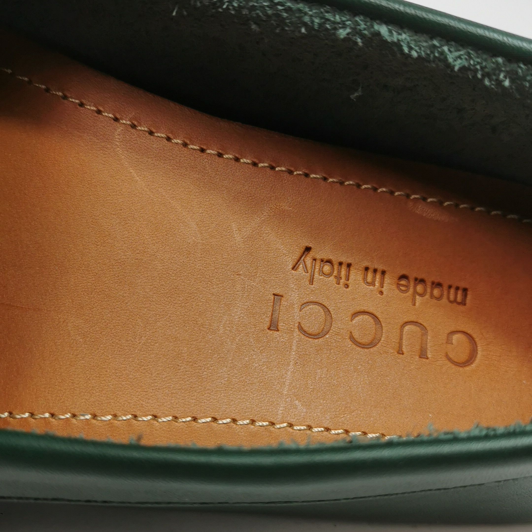 Gucci Gucci Men 5.5 Leather Size US 5.5 / EU 38 - 9 Thumbnail