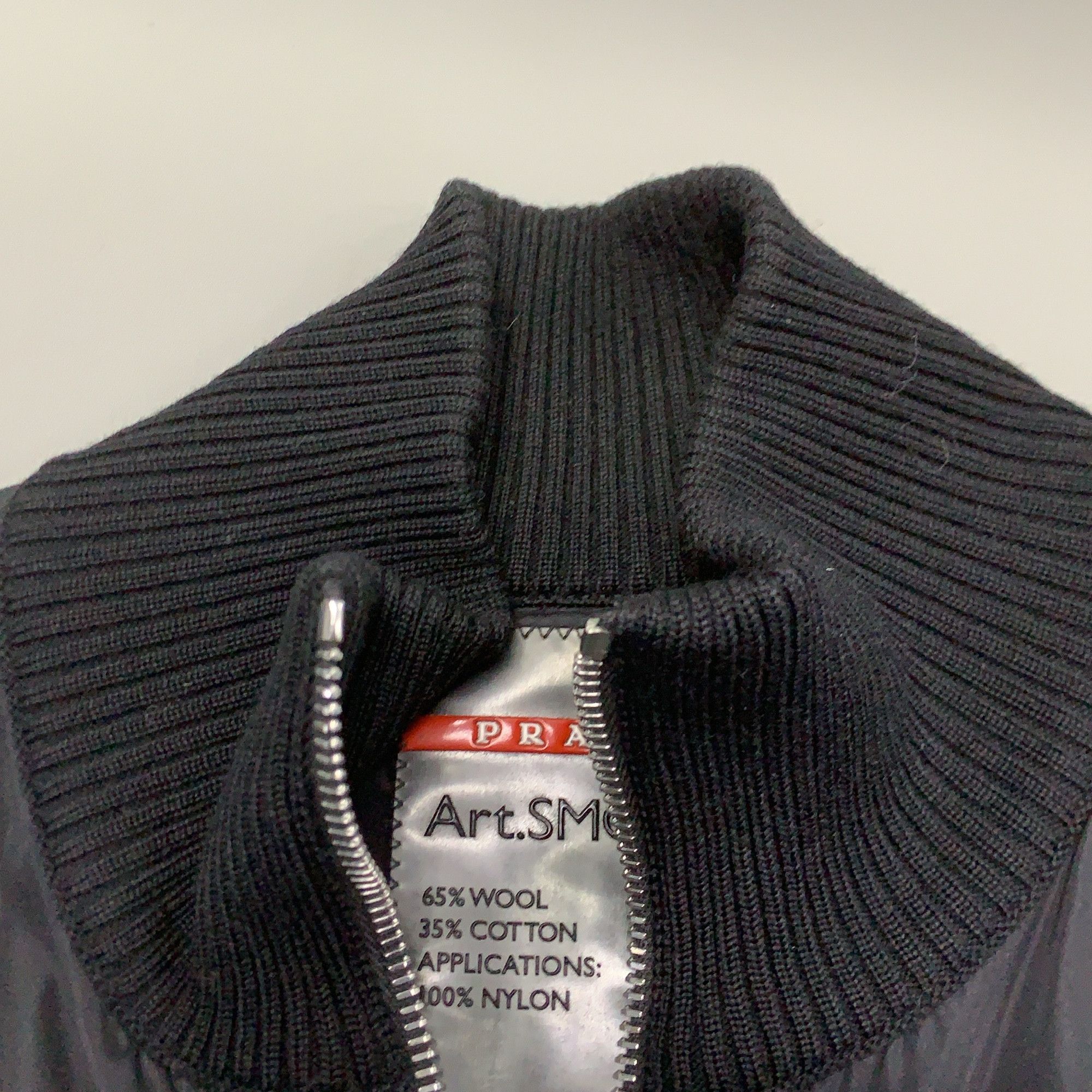 Prada Prada Wool Nylon Bomber Jacket Size M Size US M / EU 48-50 / 2 - 5 Thumbnail