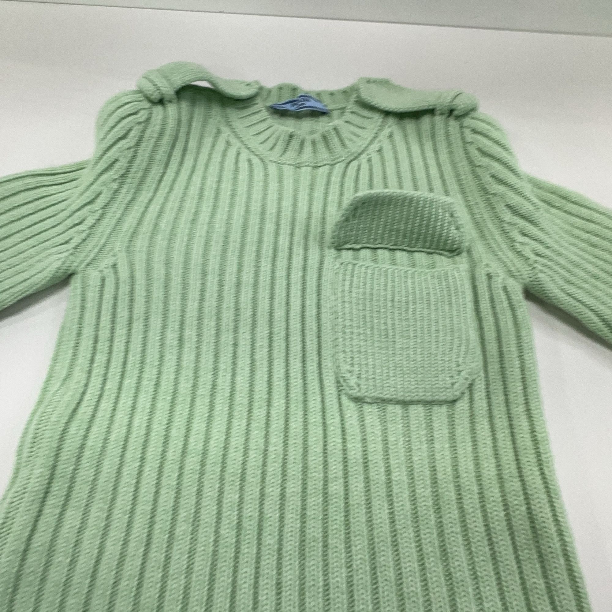 Prada Prada Mint Green Ribbed Wool Cashmere Sweater Size 36 Size XS / US 0-2 / IT 36-38 - 9 Thumbnail