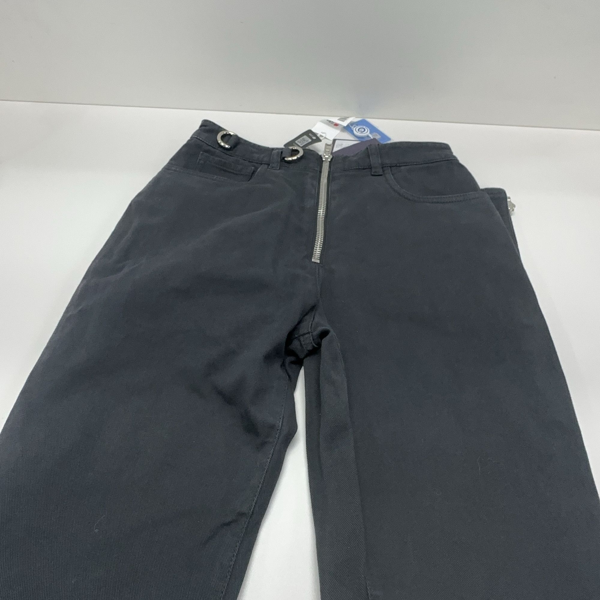 Prada Prada Zip Detail Denim Pants Black Size 27 Size US 27 - 9 Thumbnail