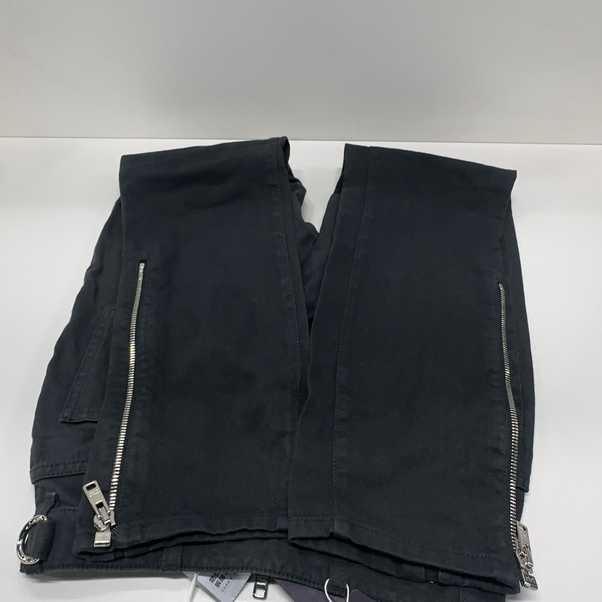 Prada Prada Zip Detail Denim Pants Black Size 27 Size US 27 - 10 Thumbnail