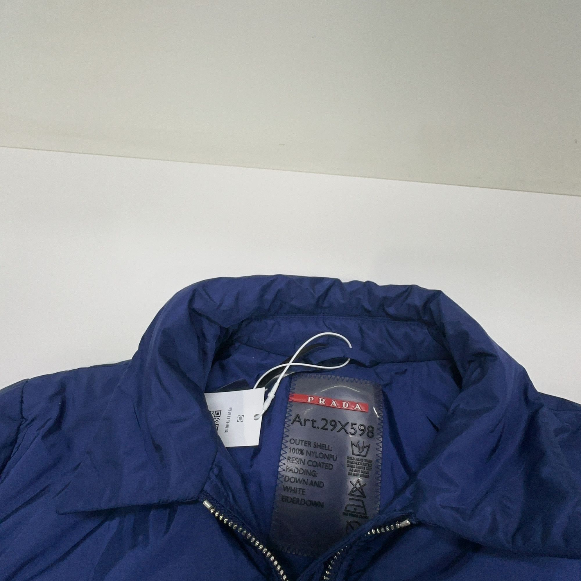 Prada Prada Blue Down Jacket Size 44 Size US S / EU 44-46 / 1 - 7 Thumbnail