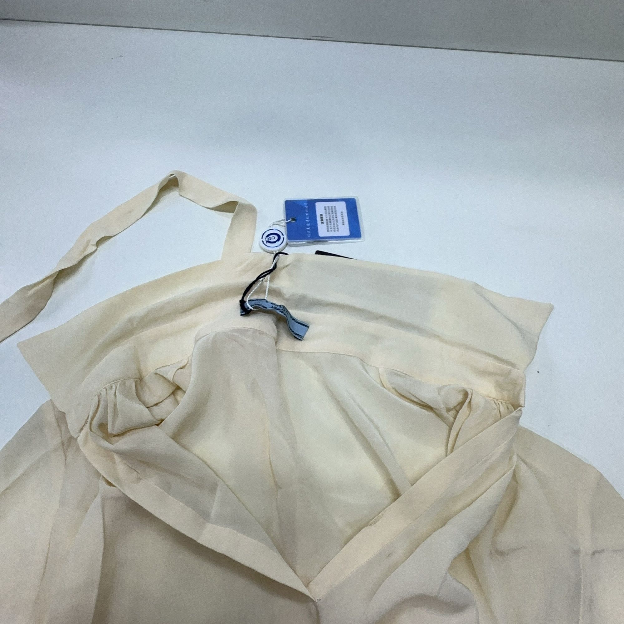 Prada Prada Crepe de Chine Collar Blouse Size 40 Size S / US 4 / IT 40 - 8 Thumbnail