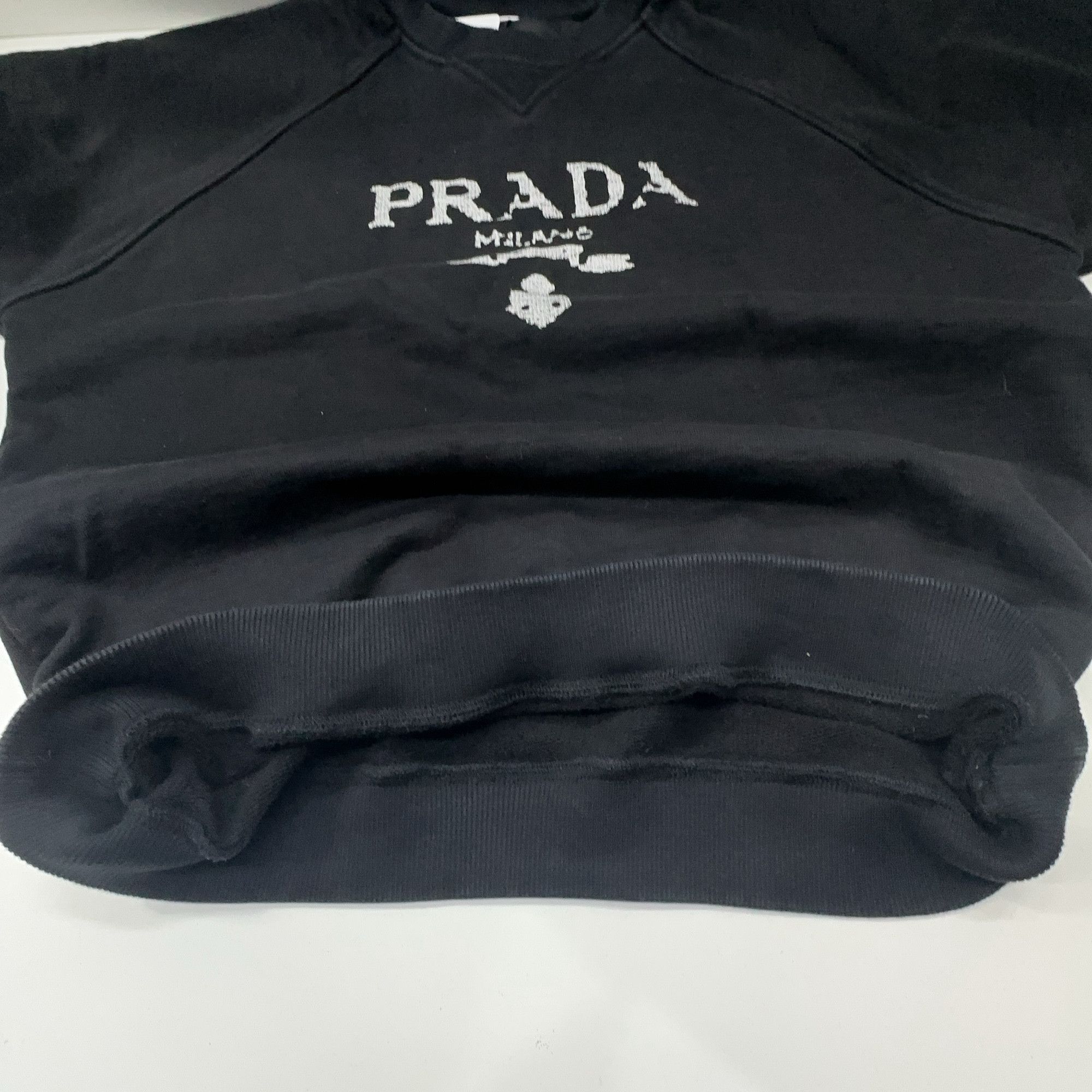 Prada Prada Logo Intarsia Sweatshirt Size S Size US S / EU 44-46 / 1 - 8 Thumbnail