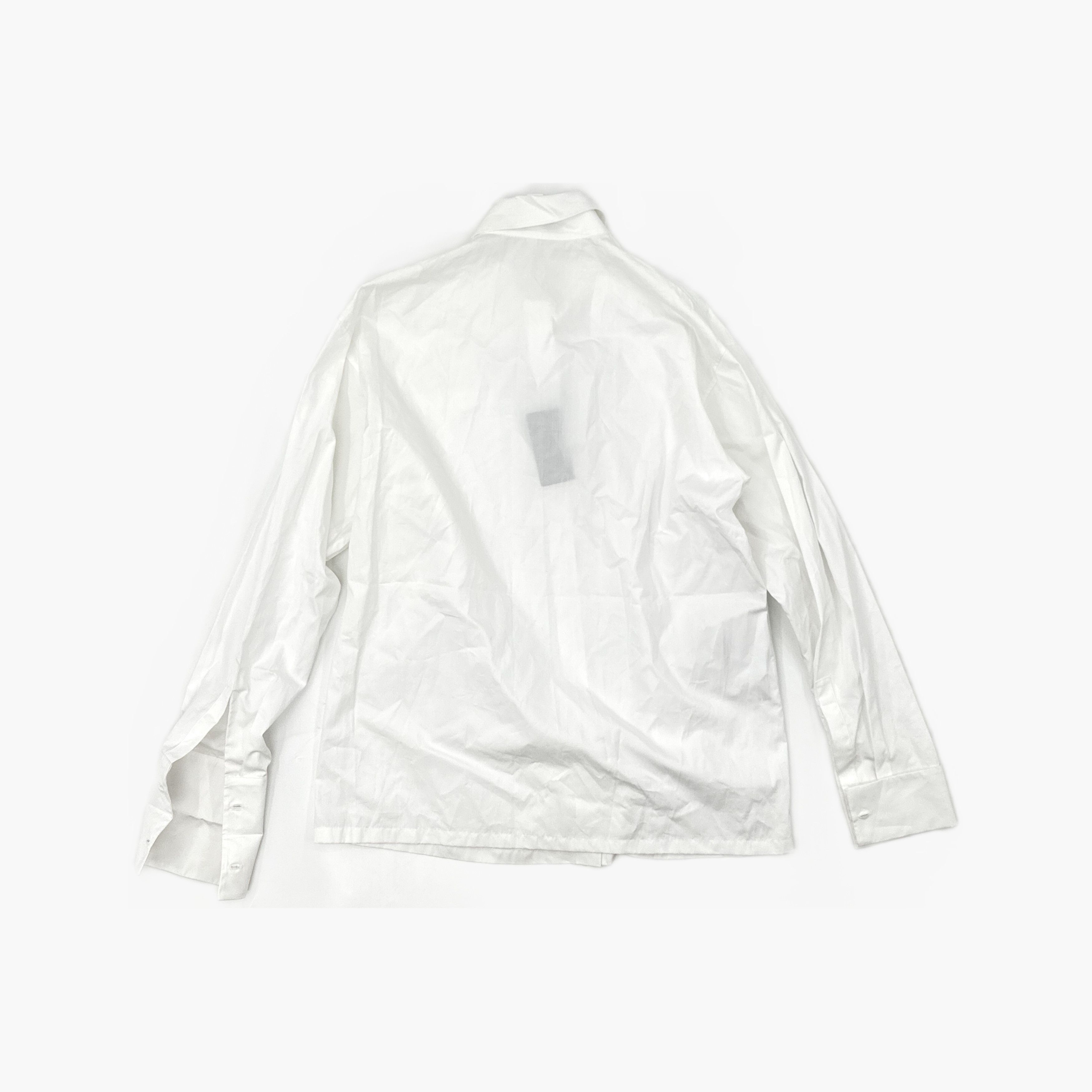 Prada Prada White Cotton Pocket Button Up Shirt Size 42 Size M / US 6-8 / IT 42-44 - 2 Thumbnail