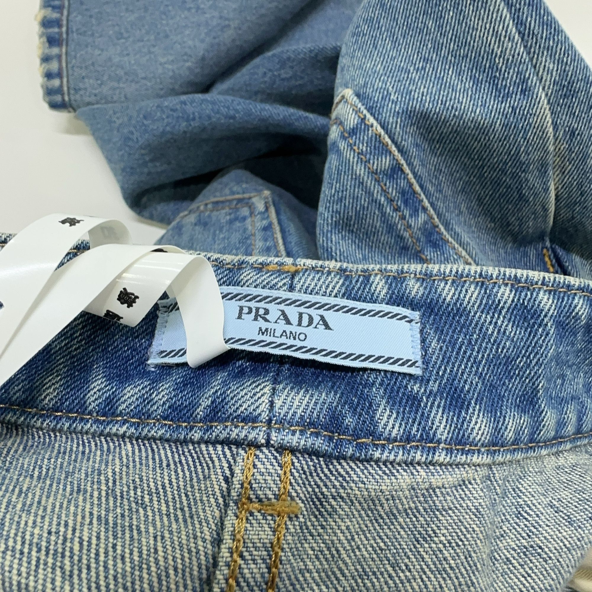 Prada Prada Triangle Logo Jeans Size 24 Size 24" / US 00 / IT 34 - 5 Thumbnail