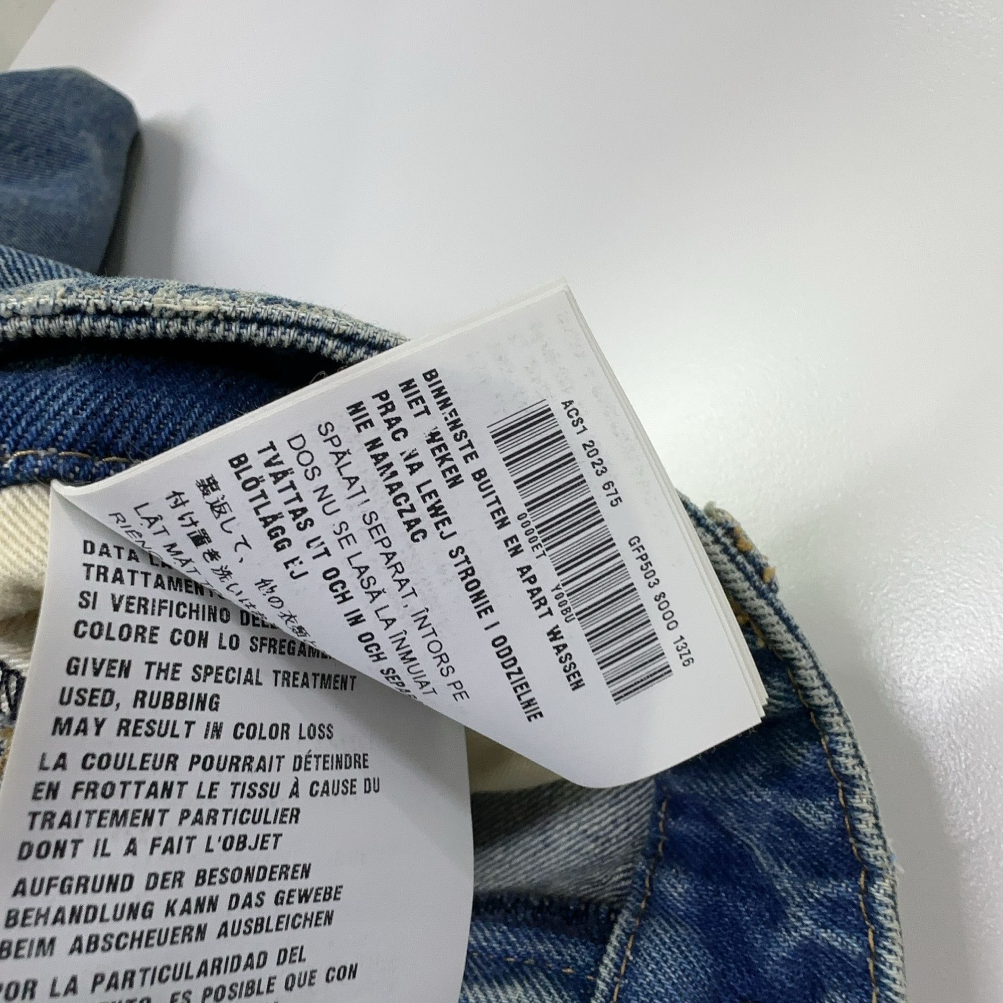 Prada Prada Triangle Logo Jeans Size 24 Size 24" / US 00 / IT 34 - 4 Thumbnail