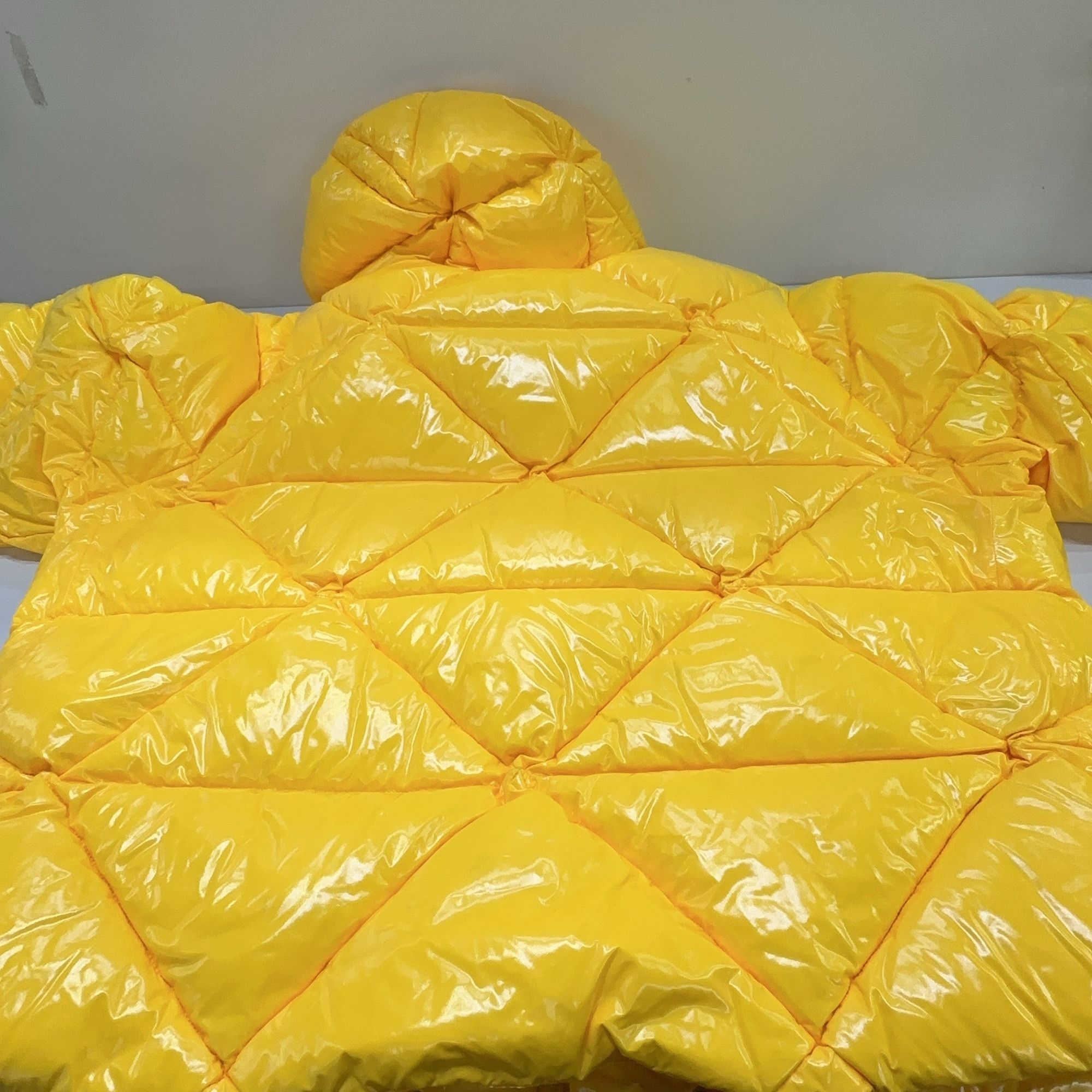 Prada Prada Yellow Logo Down Jacket Size 40 Size S / US 4 / IT 40 - 16 Thumbnail