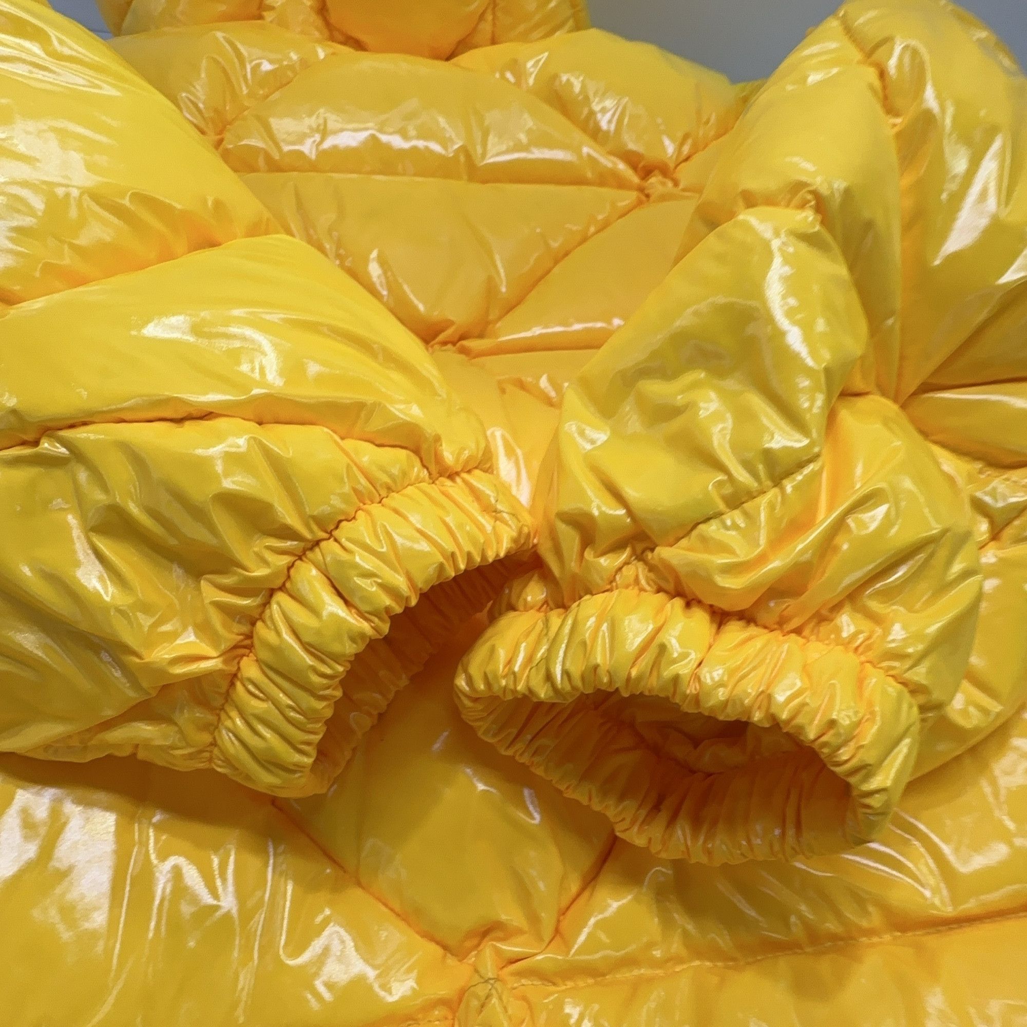 Prada Prada Yellow Logo Down Jacket Size 40 Size S / US 4 / IT 40 - 15 Thumbnail