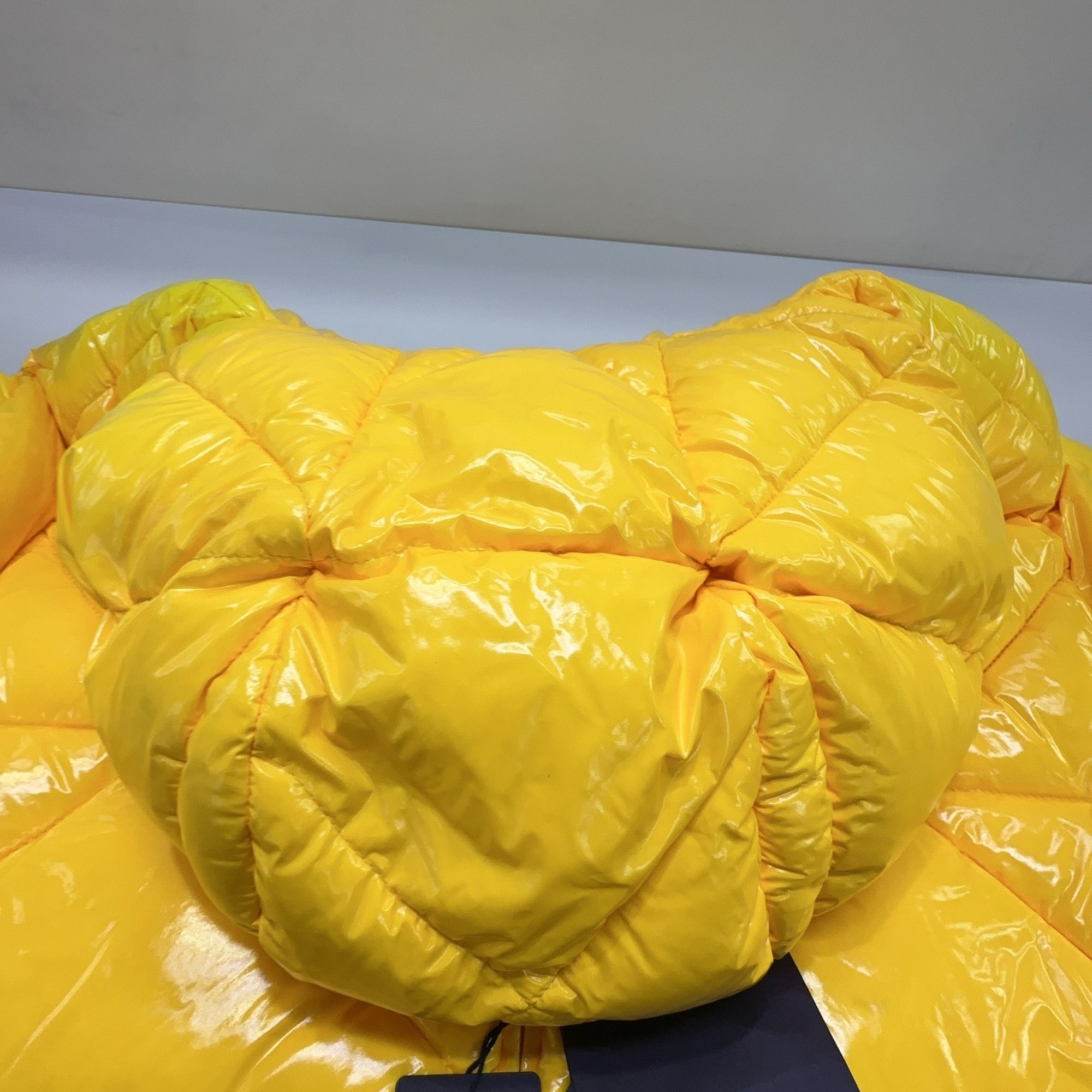 Prada Prada Yellow Logo Down Jacket Size 40 Size S / US 4 / IT 40 - 8 Thumbnail
