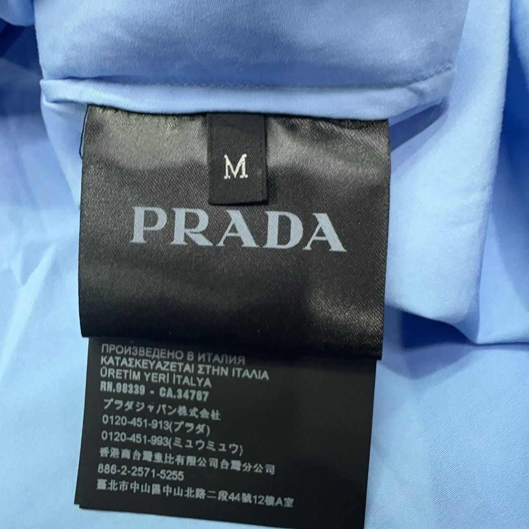 Prada Prada Triangle Logo Button Up Shirt Size M Size US M / EU 48-50 / 2 - 4 Thumbnail