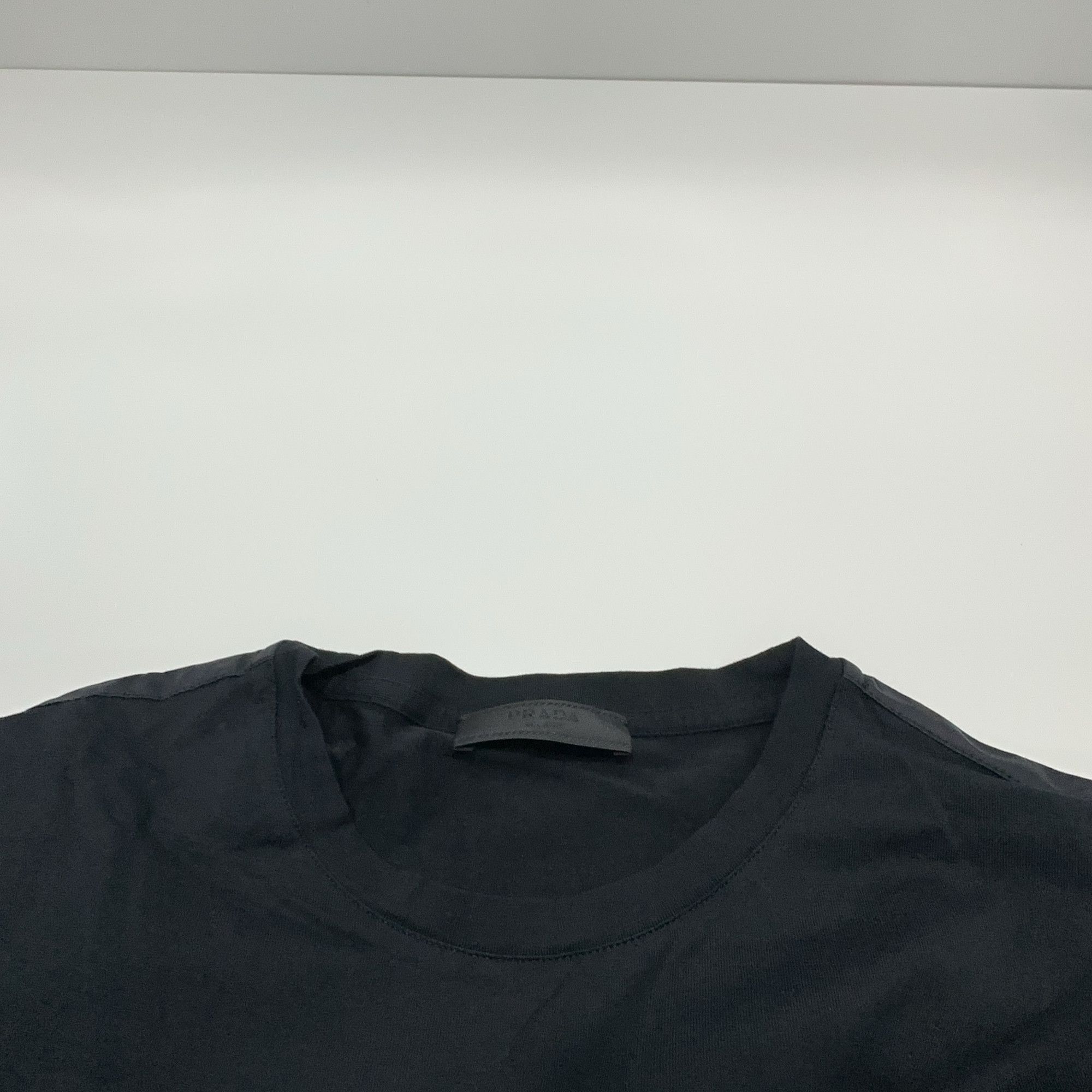 Prada Prada Black Chest Pocket Long Sleeve T-Shirt Size M Size US M / EU 48-50 / 2 - 9 Thumbnail