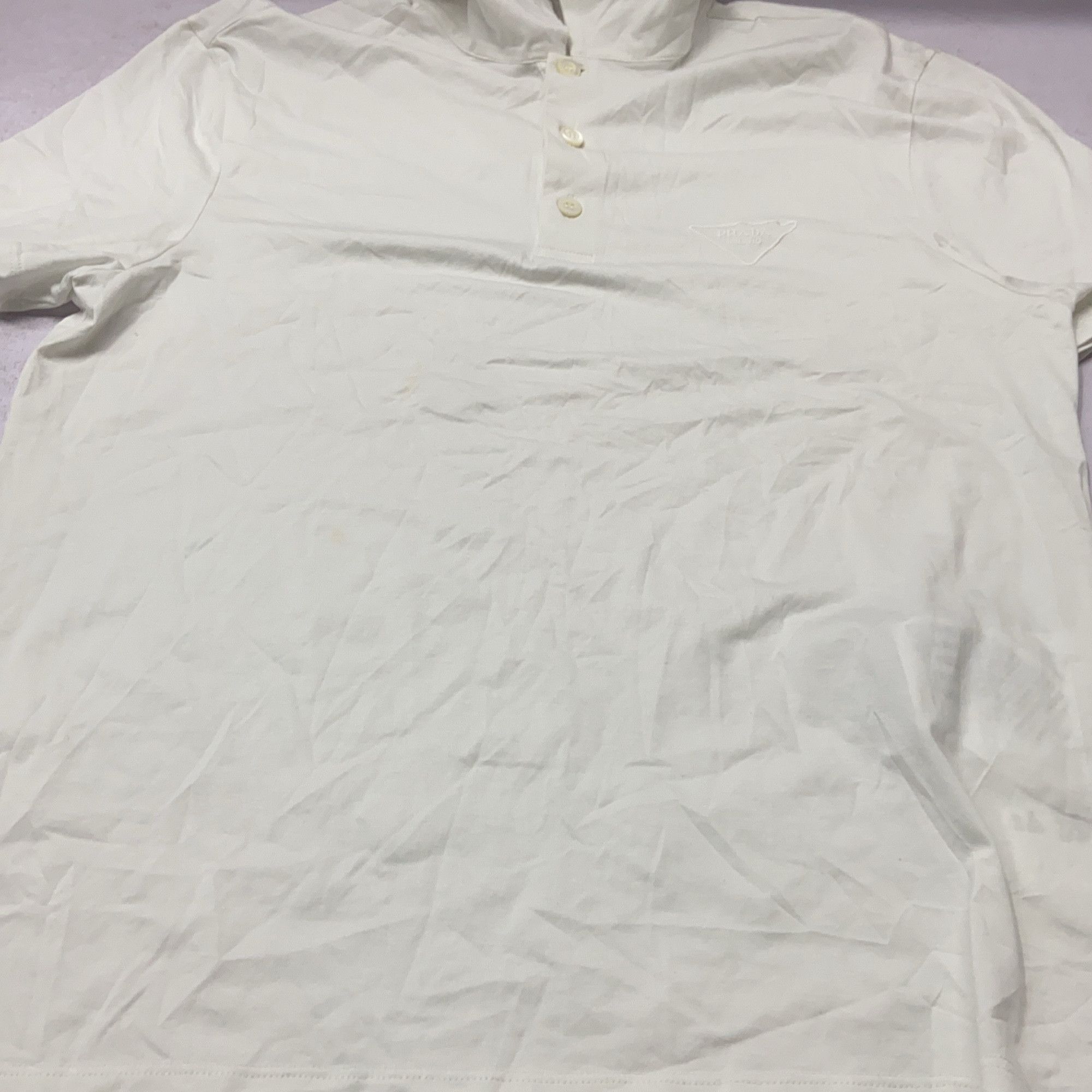 Prada Prada Embroidered Logo Polo Shirt Size S Size US S / EU 44-46 / 1 - 7 Thumbnail