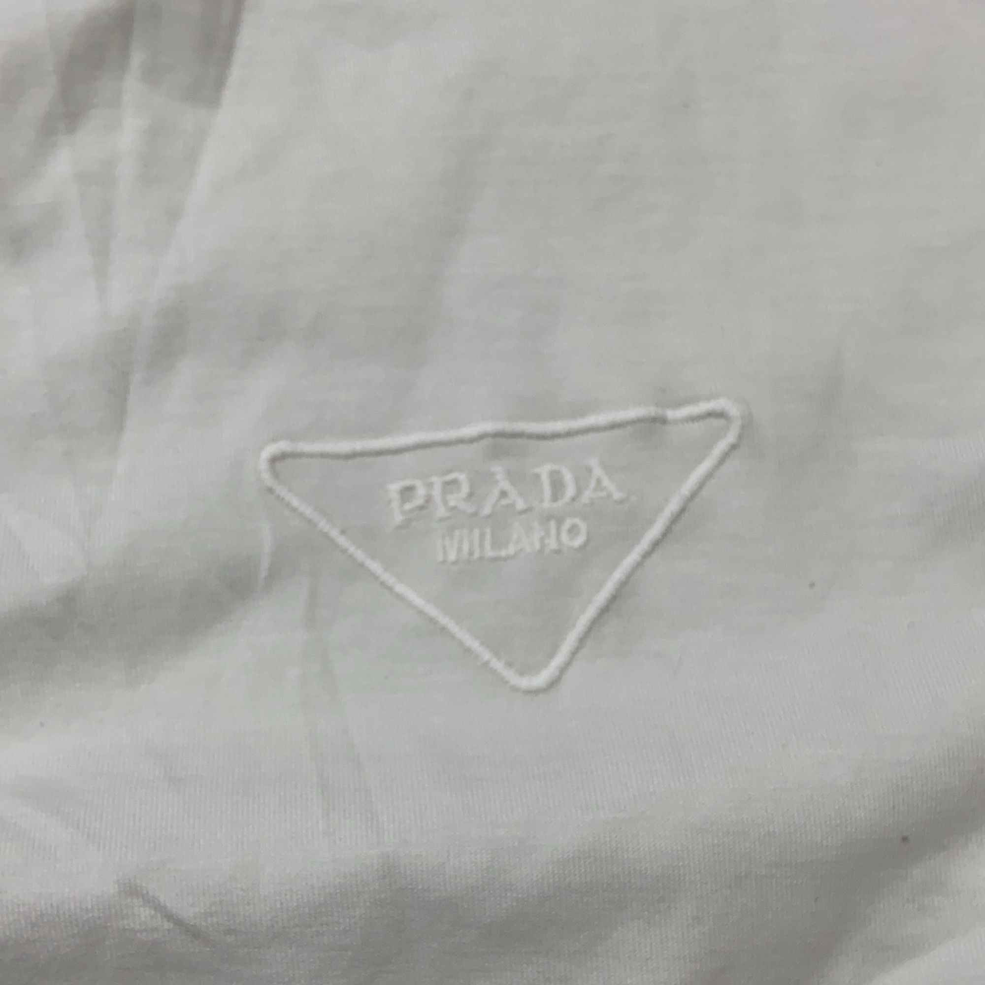 Prada Prada Embroidered Logo Polo Shirt Size S Size US S / EU 44-46 / 1 - 5 Thumbnail