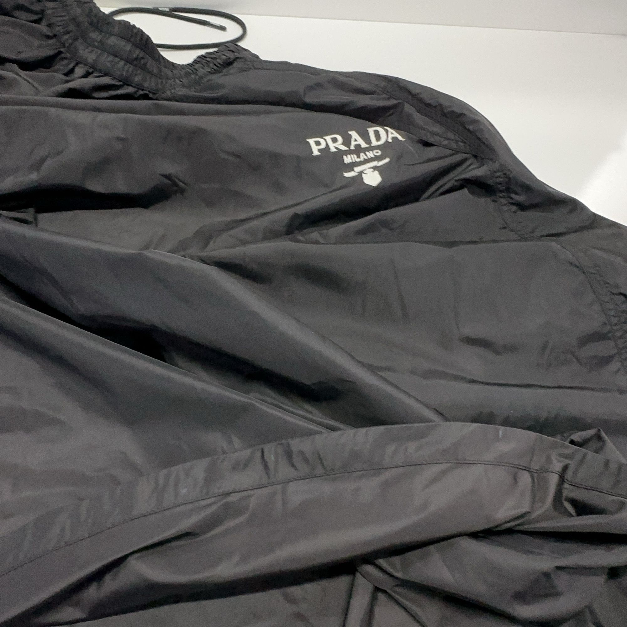 Prada Prada Logo Print Nylon Midi Skirt Size 42 Size 28" / US 6 / IT 42 - 9 Thumbnail