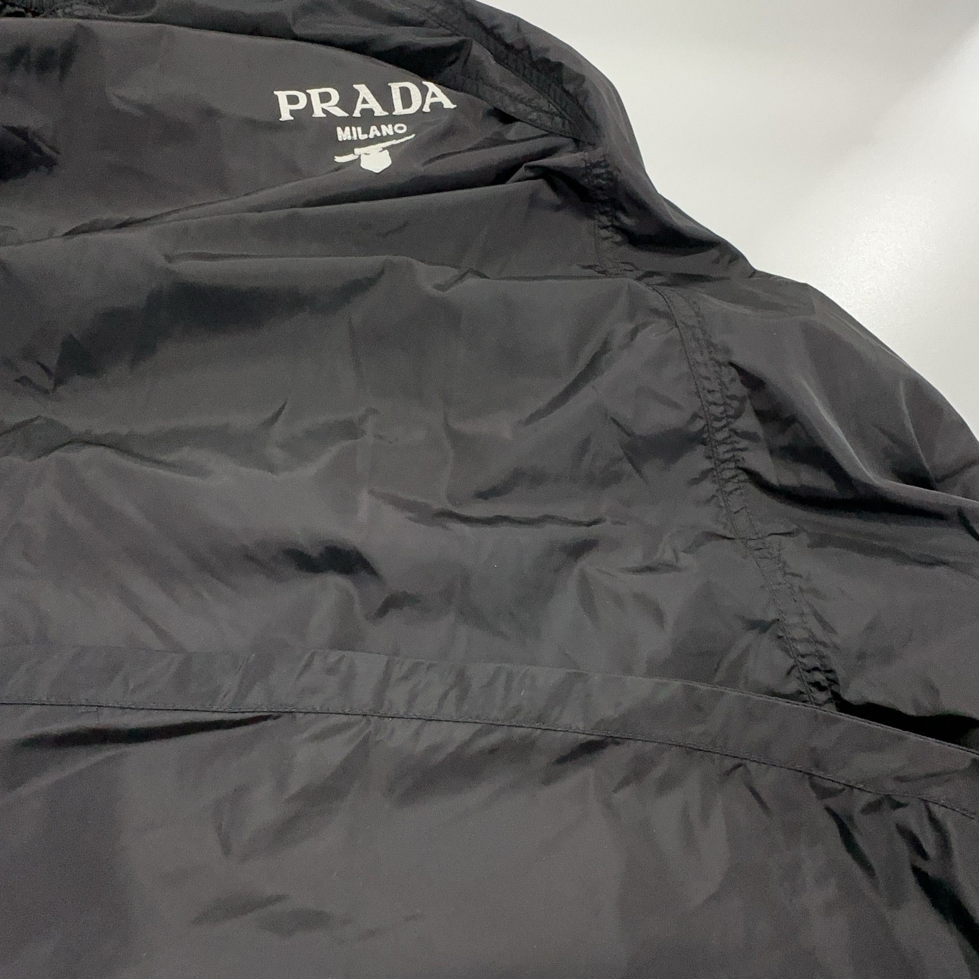 Prada Prada Logo Print Nylon Midi Skirt Size 42 Size 28" / US 6 / IT 42 - 8 Thumbnail
