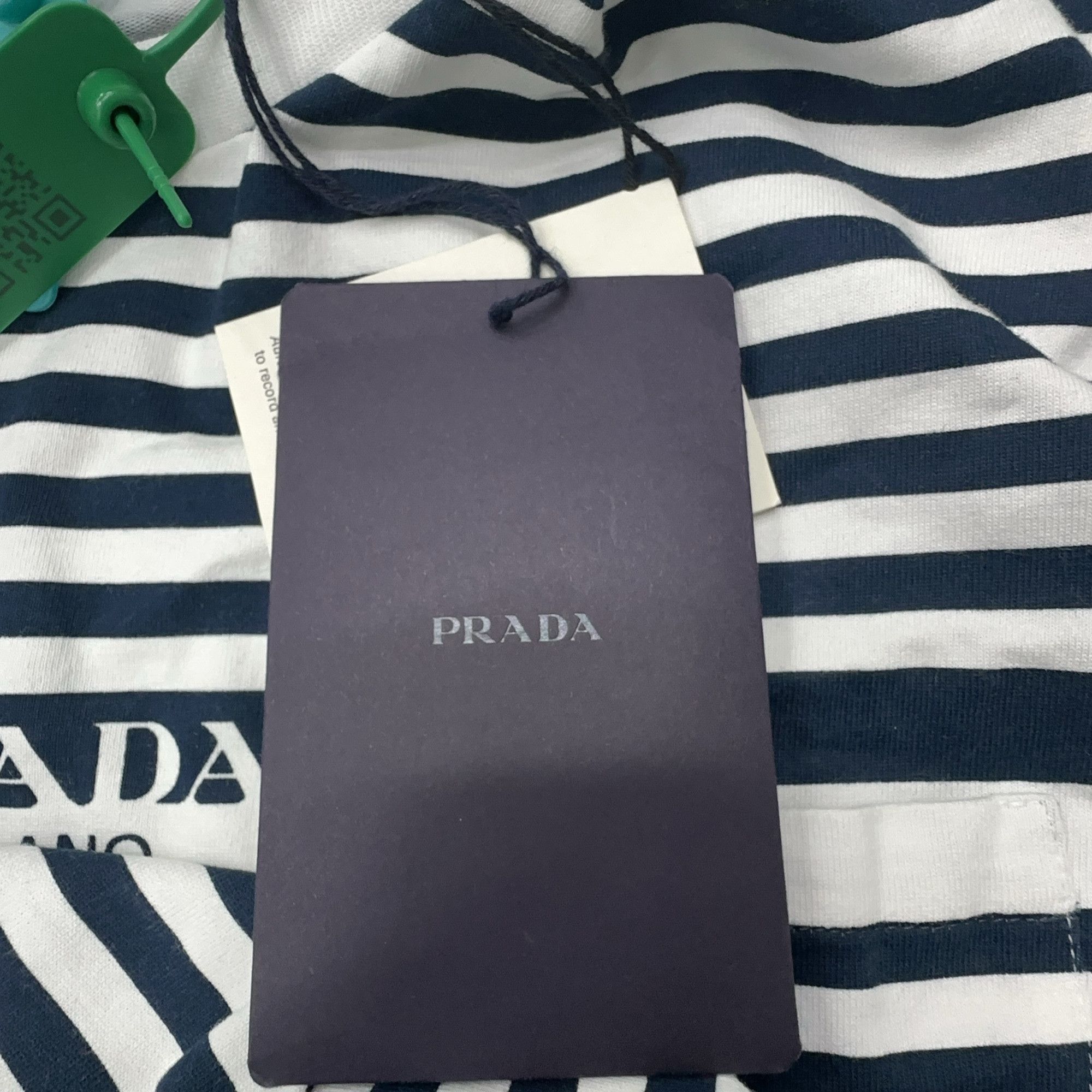Prada Prada Striped Logo T-Shirt Size S Size S / US 4 / IT 40 - 3 Thumbnail