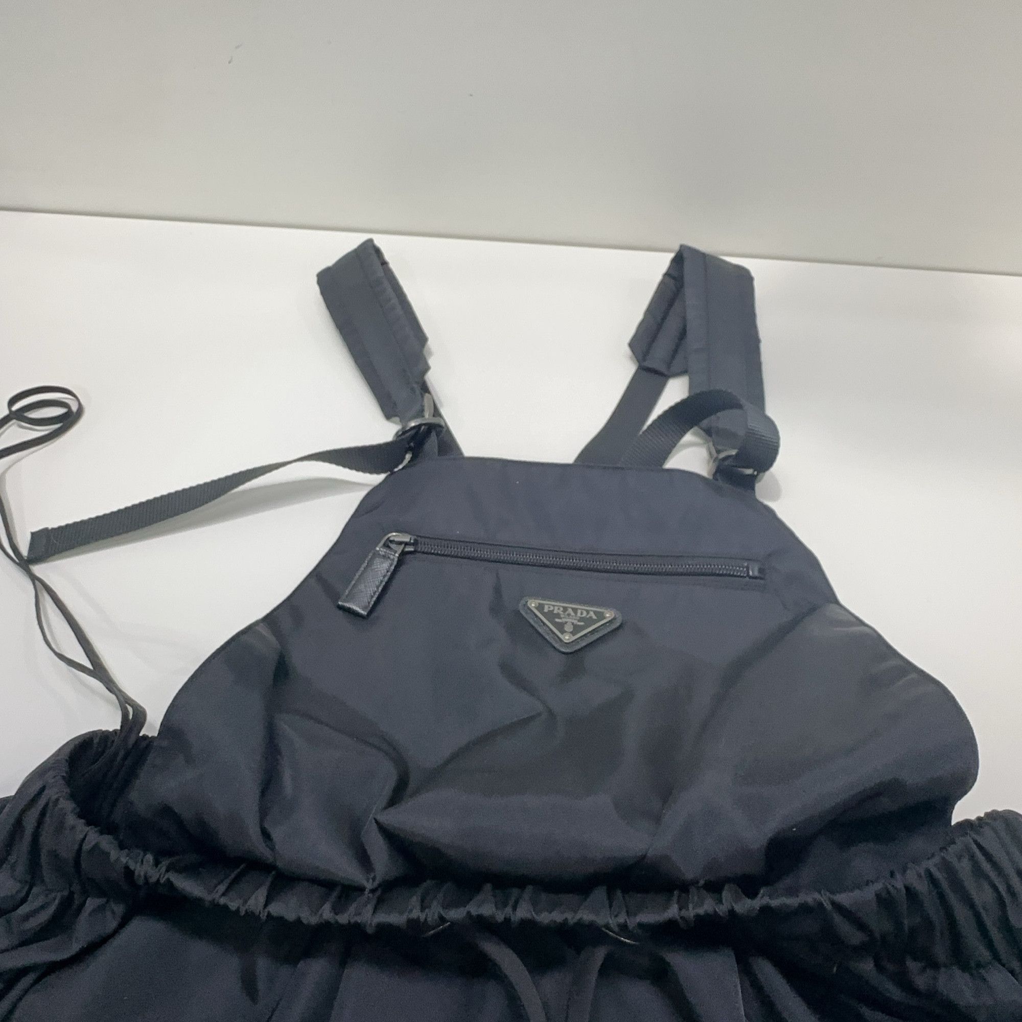 Prada Prada Re-Nylon Apron Mini Dress Size 40S Size S / US 4 / IT 40 - 7 Thumbnail