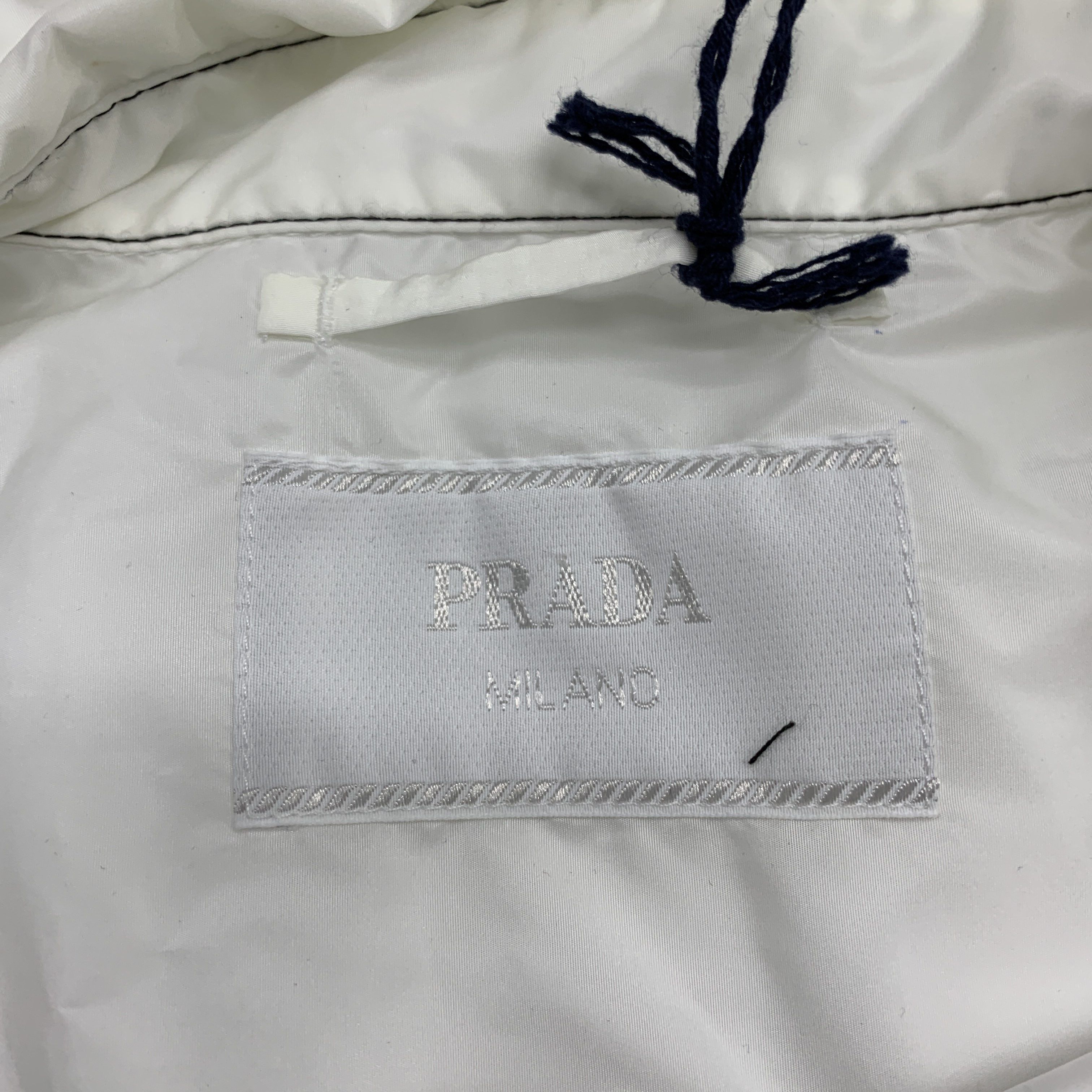 Prada Prada Re-Nylon Logo Button Up Shirt Size L Size US L / EU 52-54 / 3 - 3 Thumbnail