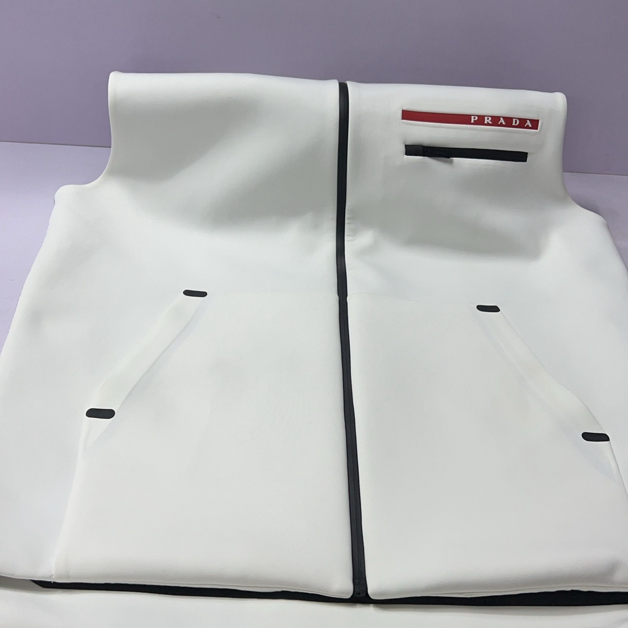 Prada Prada Linea Rossa Technical Jersey Vest Size M Size US M / EU 48-50 / 2 - 11 Thumbnail