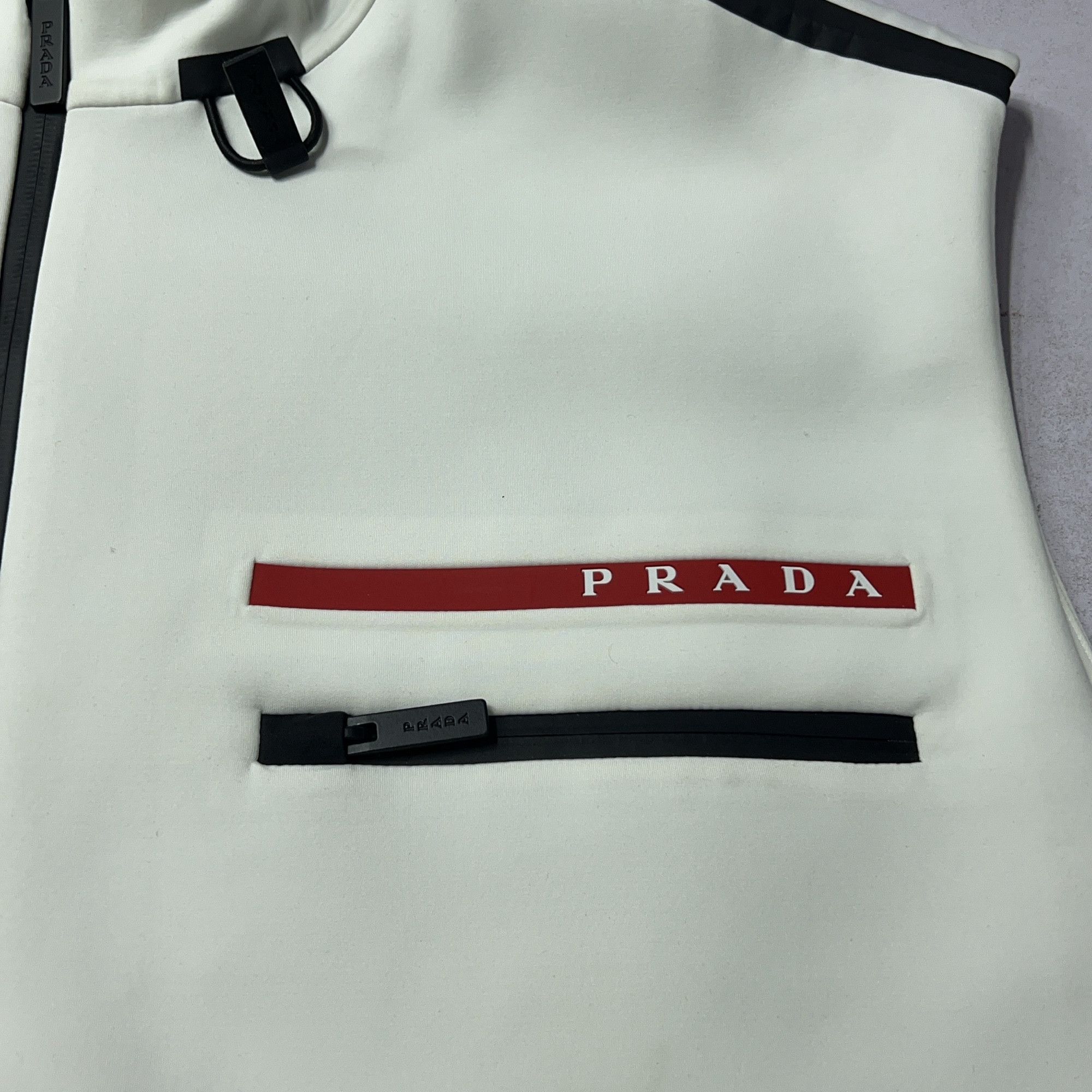 Prada Prada Linea Rossa Technical Jersey Vest Size M Size US M / EU 48-50 / 2 - 9 Thumbnail