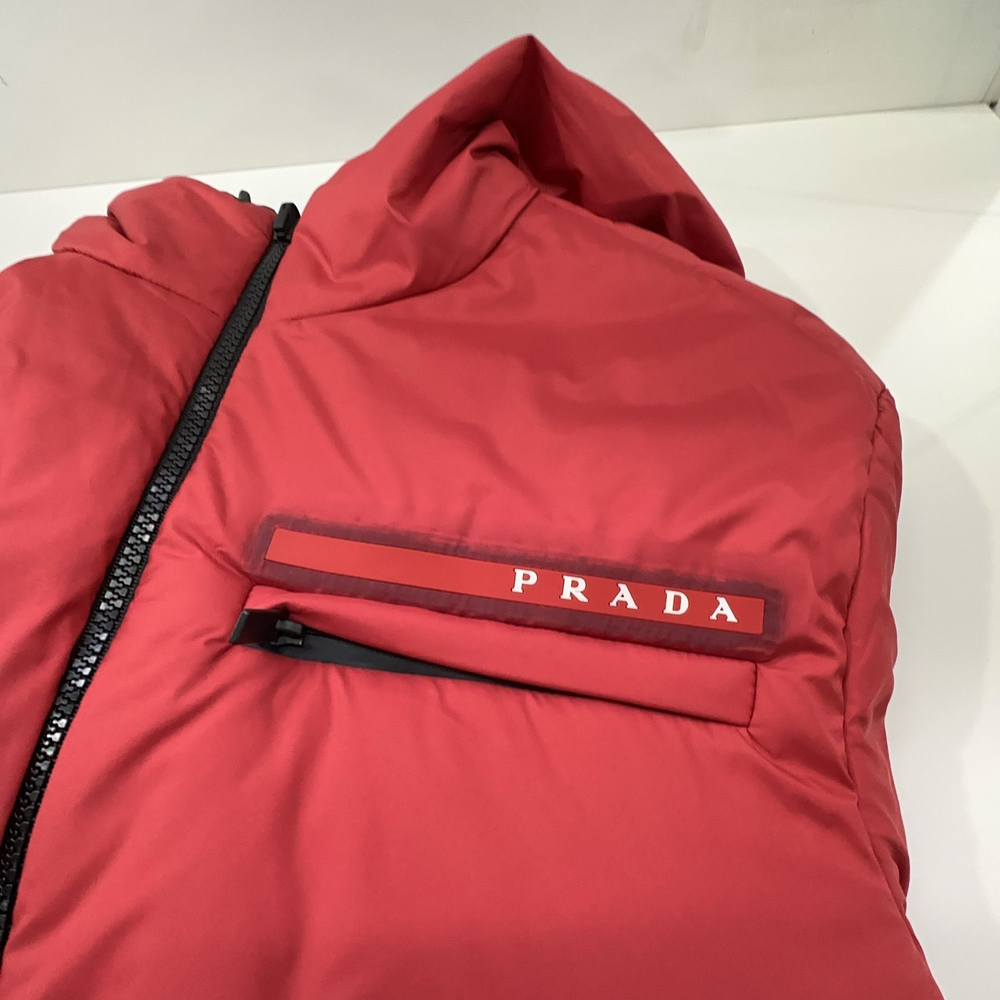 Prada Prada Logo Padded Hooded Jacket Size S Size US S / EU 44-46 / 1 - 6 Thumbnail